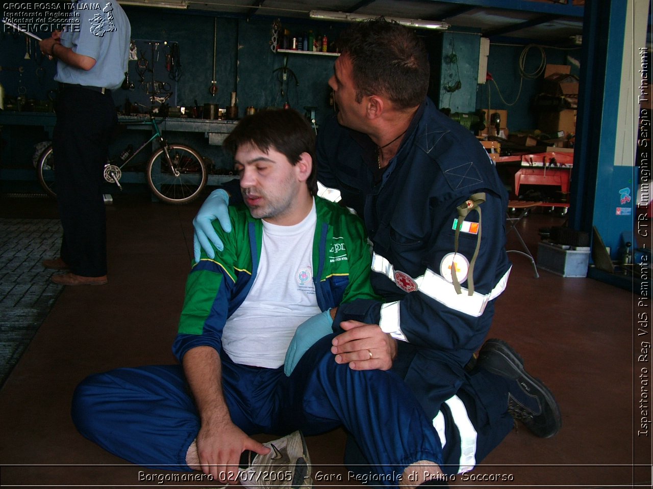 Borgomanero 02/07/2005  - Gara Regionale di Primo Soccorso - Croce Rossa Italiana - Ispettorato Regionale Volontari del Soccorso Piemonte