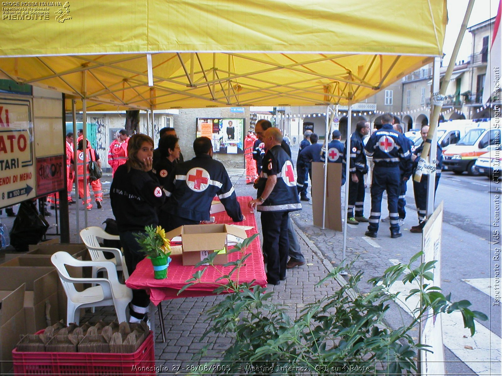 Monesiglio 27-28/08/2005  - Meeting Internazionale Croce Rossa su 4 Ruote - Croce Rossa Italiana - Ispettorato Regionale Volontari del Soccorso Piemonte