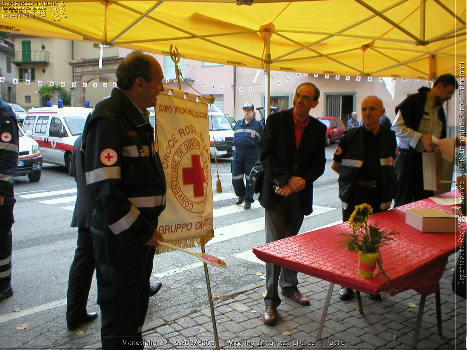 Monesiglio 27-28/08/2005  - Meeting Internazionale Croce Rossa su 4 Ruote - Croce Rossa Italiana - Ispettorato Regionale Volontari del Soccorso Piemonte