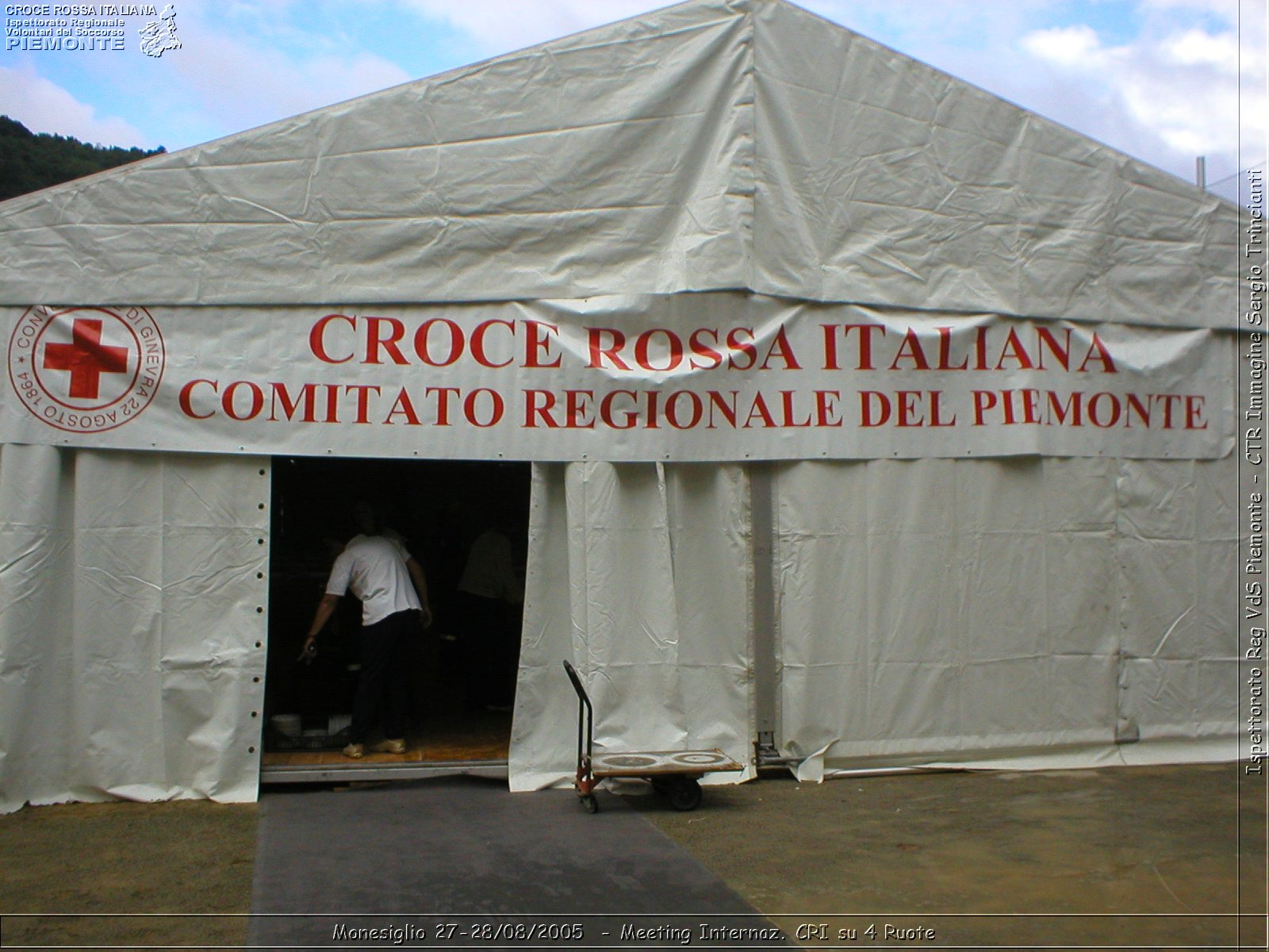 Monesiglio 27-28/08/2005  - Meeting Internazionale Croce Rossa su 4 Ruote - Croce Rossa Italiana - Ispettorato Regionale Volontari del Soccorso Piemonte