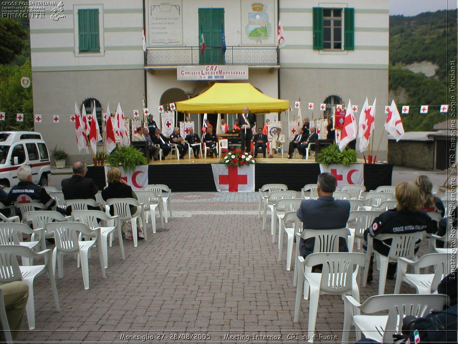 Monesiglio 27-28/08/2005  - Meeting Internazionale Croce Rossa su 4 Ruote - Croce Rossa Italiana - Ispettorato Regionale Volontari del Soccorso Piemonte