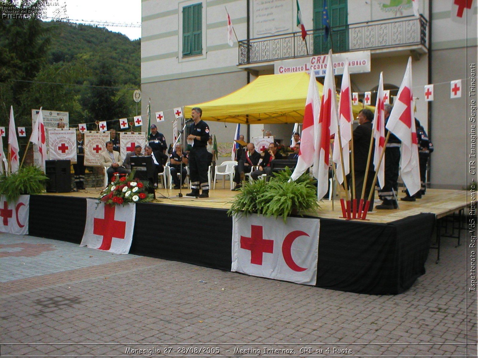 Monesiglio 27-28/08/2005  - Meeting Internazionale Croce Rossa su 4 Ruote - Croce Rossa Italiana - Ispettorato Regionale Volontari del Soccorso Piemonte