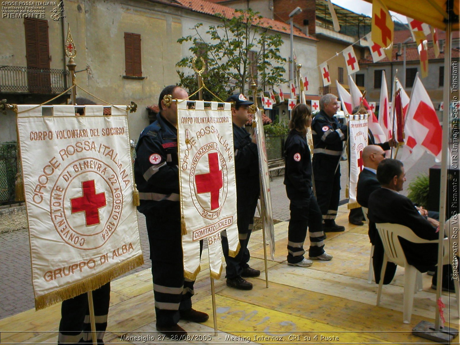 Monesiglio 27-28/08/2005  - Meeting Internazionale Croce Rossa su 4 Ruote - Croce Rossa Italiana - Ispettorato Regionale Volontari del Soccorso Piemonte