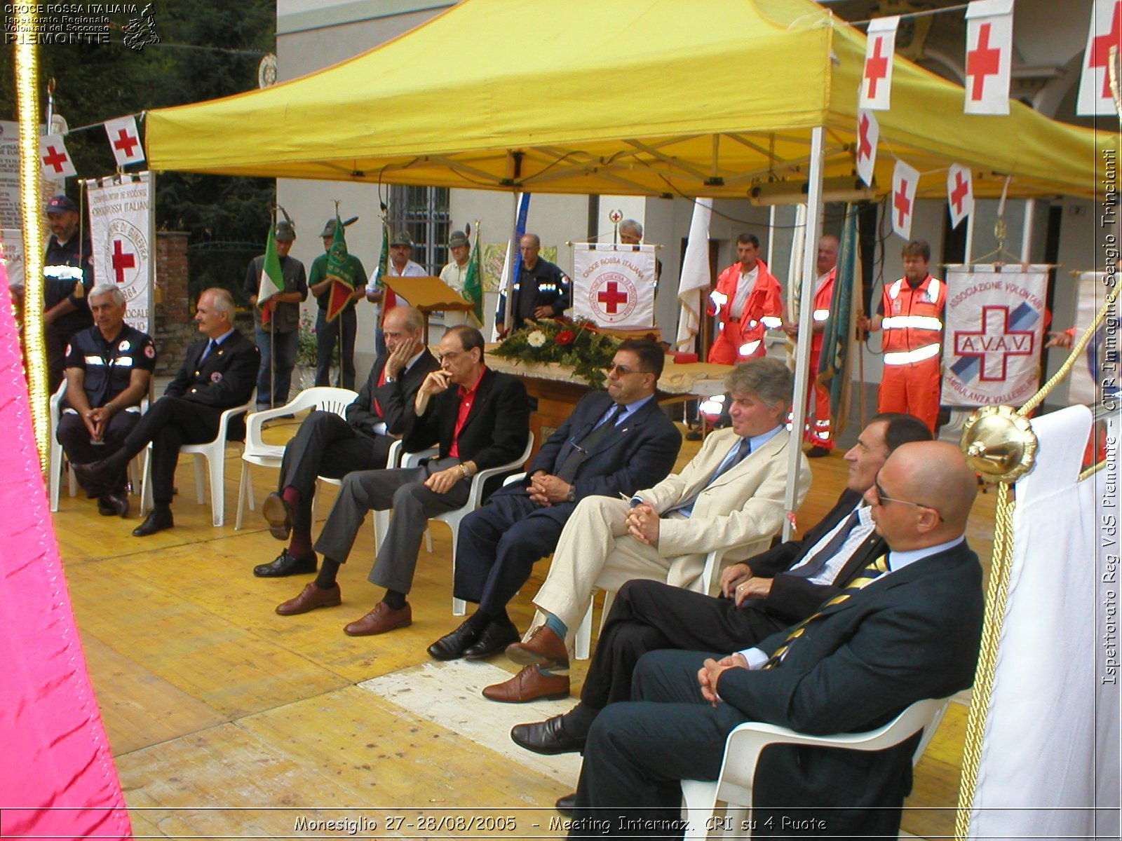 Monesiglio 27-28/08/2005  - Meeting Internazionale Croce Rossa su 4 Ruote - Croce Rossa Italiana - Ispettorato Regionale Volontari del Soccorso Piemonte