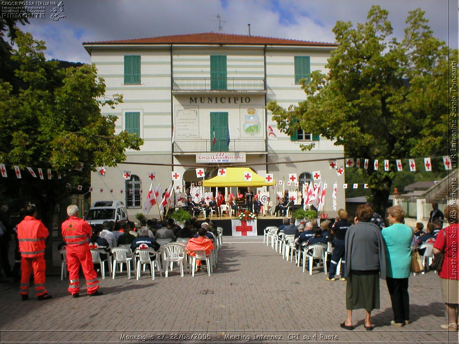 Monesiglio 27-28/08/2005  - Meeting Internazionale Croce Rossa su 4 Ruote - Croce Rossa Italiana - Ispettorato Regionale Volontari del Soccorso Piemonte