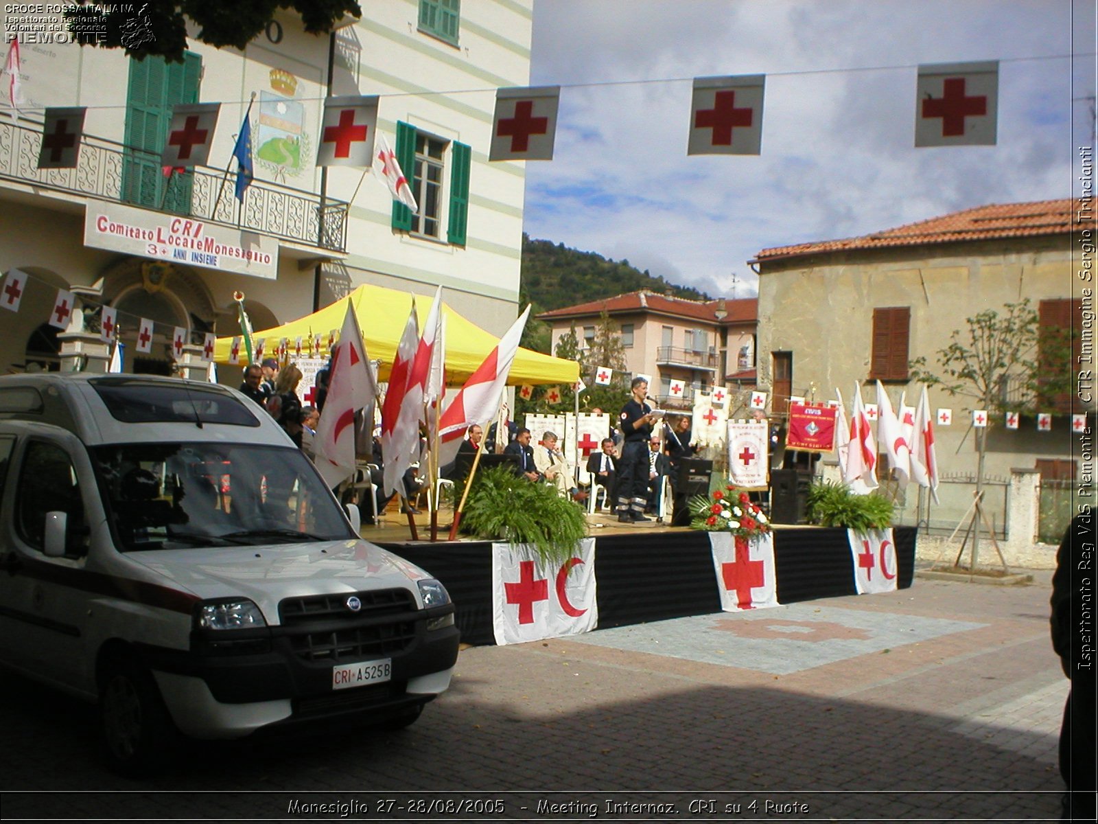 Monesiglio 27-28/08/2005  - Meeting Internazionale Croce Rossa su 4 Ruote - Croce Rossa Italiana - Ispettorato Regionale Volontari del Soccorso Piemonte