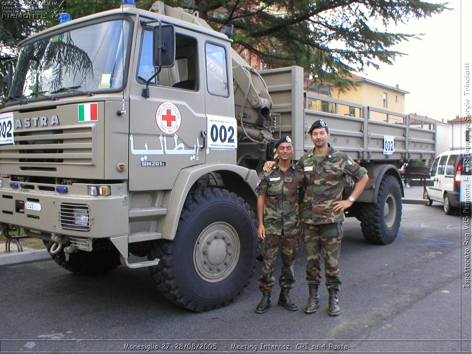 Monesiglio 27-28/08/2005  - Meeting Internazionale Croce Rossa su 4 Ruote - Croce Rossa Italiana - Ispettorato Regionale Volontari del Soccorso Piemonte