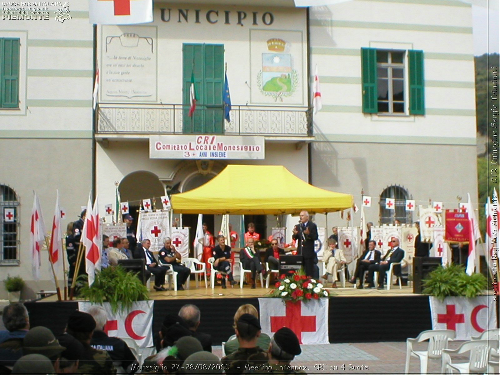 Monesiglio 27-28/08/2005  - Meeting Internazionale Croce Rossa su 4 Ruote - Croce Rossa Italiana - Ispettorato Regionale Volontari del Soccorso Piemonte