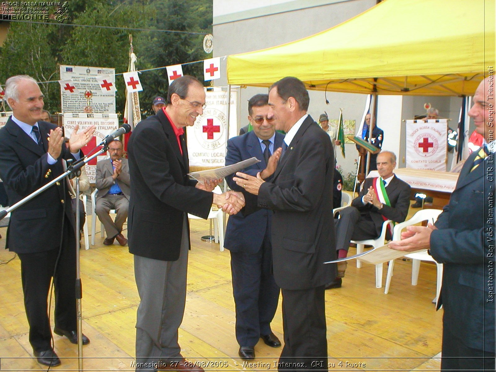 Monesiglio 27-28/08/2005  - Meeting Internazionale Croce Rossa su 4 Ruote - Croce Rossa Italiana - Ispettorato Regionale Volontari del Soccorso Piemonte