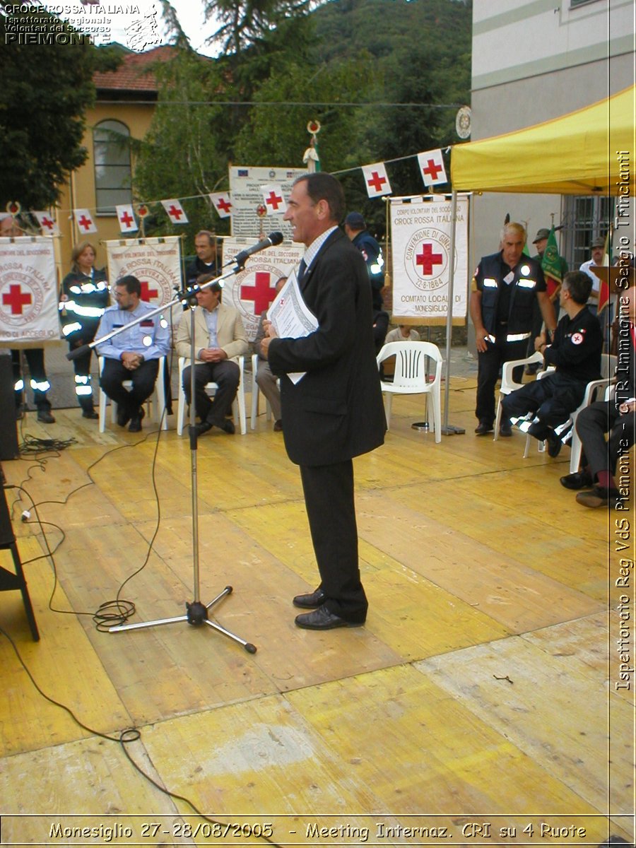 Monesiglio 27-28/08/2005  - Meeting Internazionale Croce Rossa su 4 Ruote - Croce Rossa Italiana - Ispettorato Regionale Volontari del Soccorso Piemonte