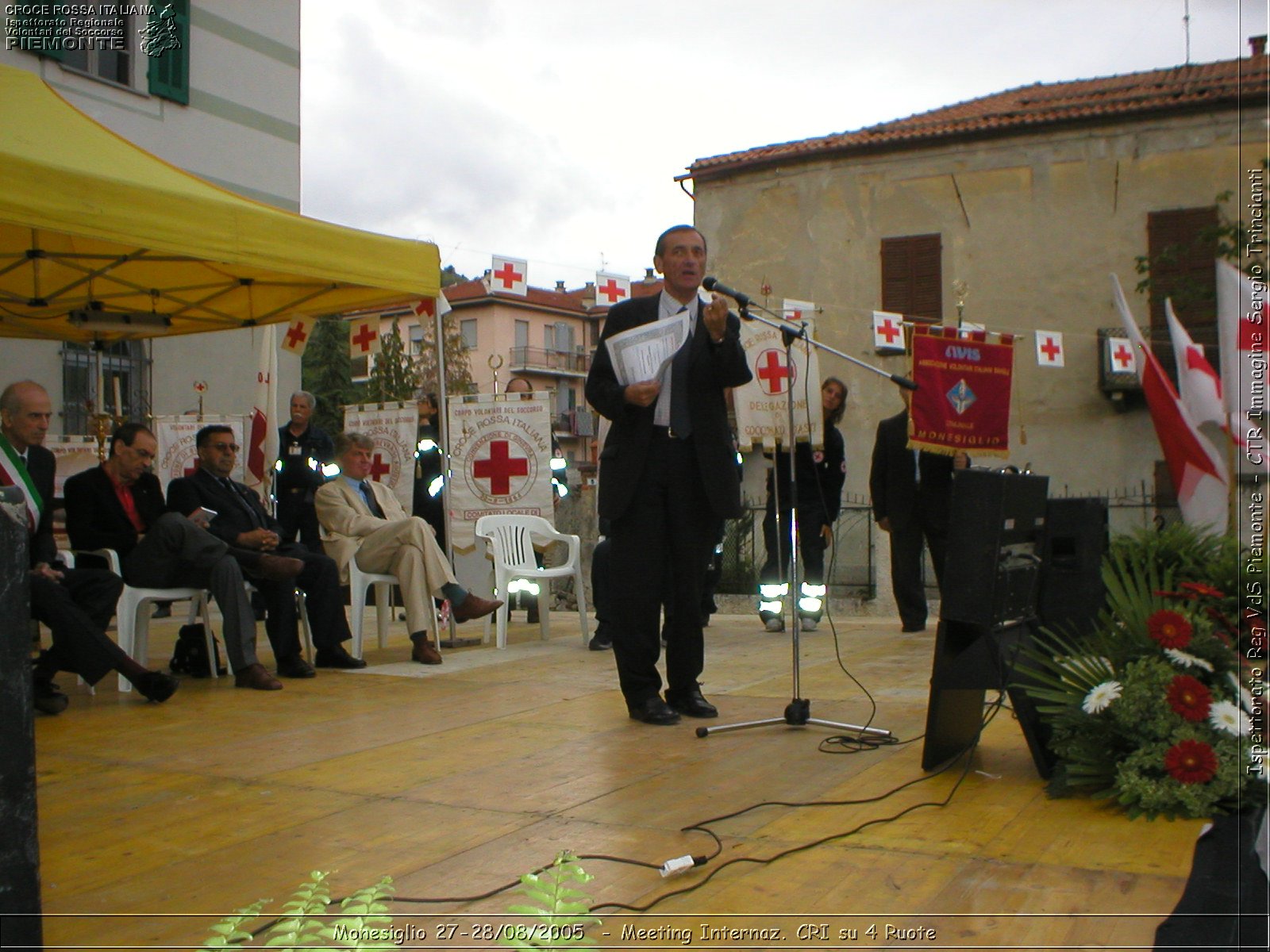 Monesiglio 27-28/08/2005  - Meeting Internazionale Croce Rossa su 4 Ruote - Croce Rossa Italiana - Ispettorato Regionale Volontari del Soccorso Piemonte