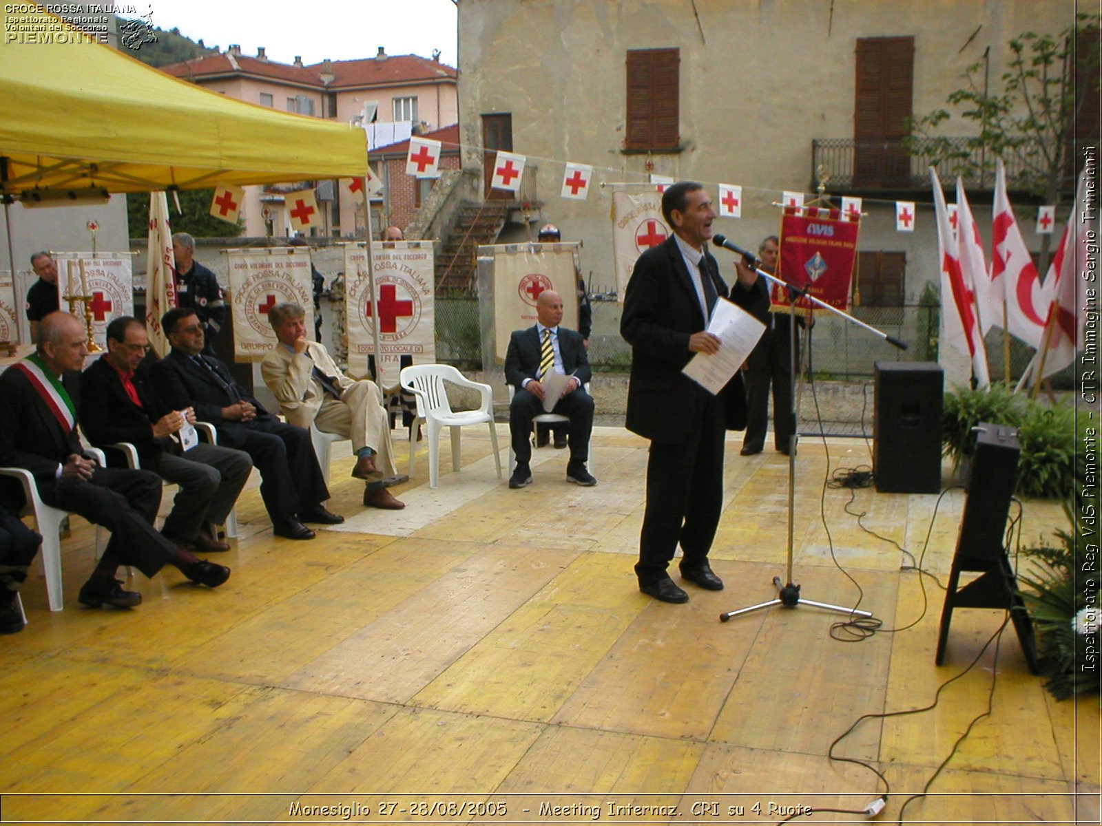 Monesiglio 27-28/08/2005  - Meeting Internazionale Croce Rossa su 4 Ruote - Croce Rossa Italiana - Ispettorato Regionale Volontari del Soccorso Piemonte