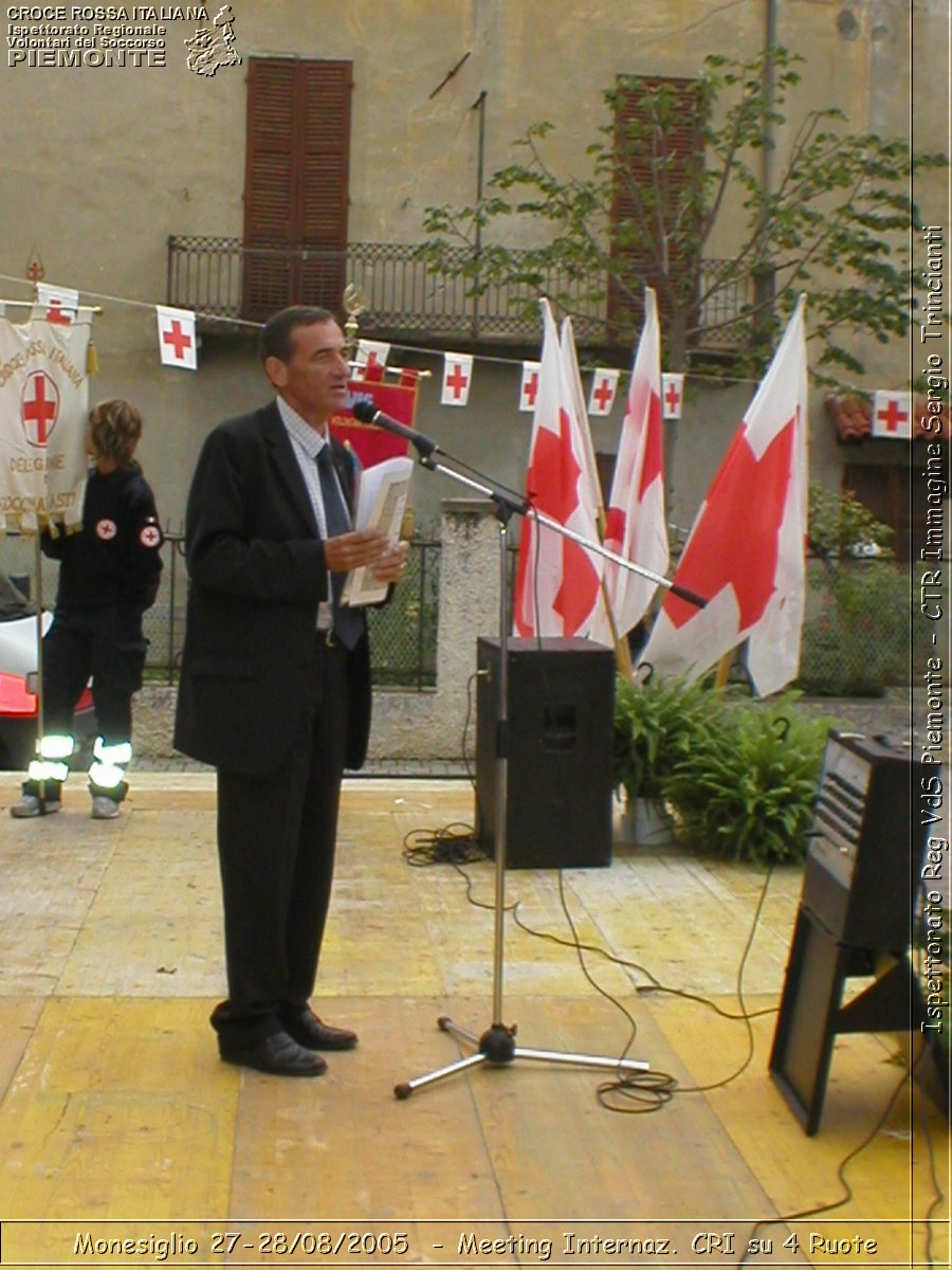 Monesiglio 27-28/08/2005  - Meeting Internazionale Croce Rossa su 4 Ruote - Croce Rossa Italiana - Ispettorato Regionale Volontari del Soccorso Piemonte