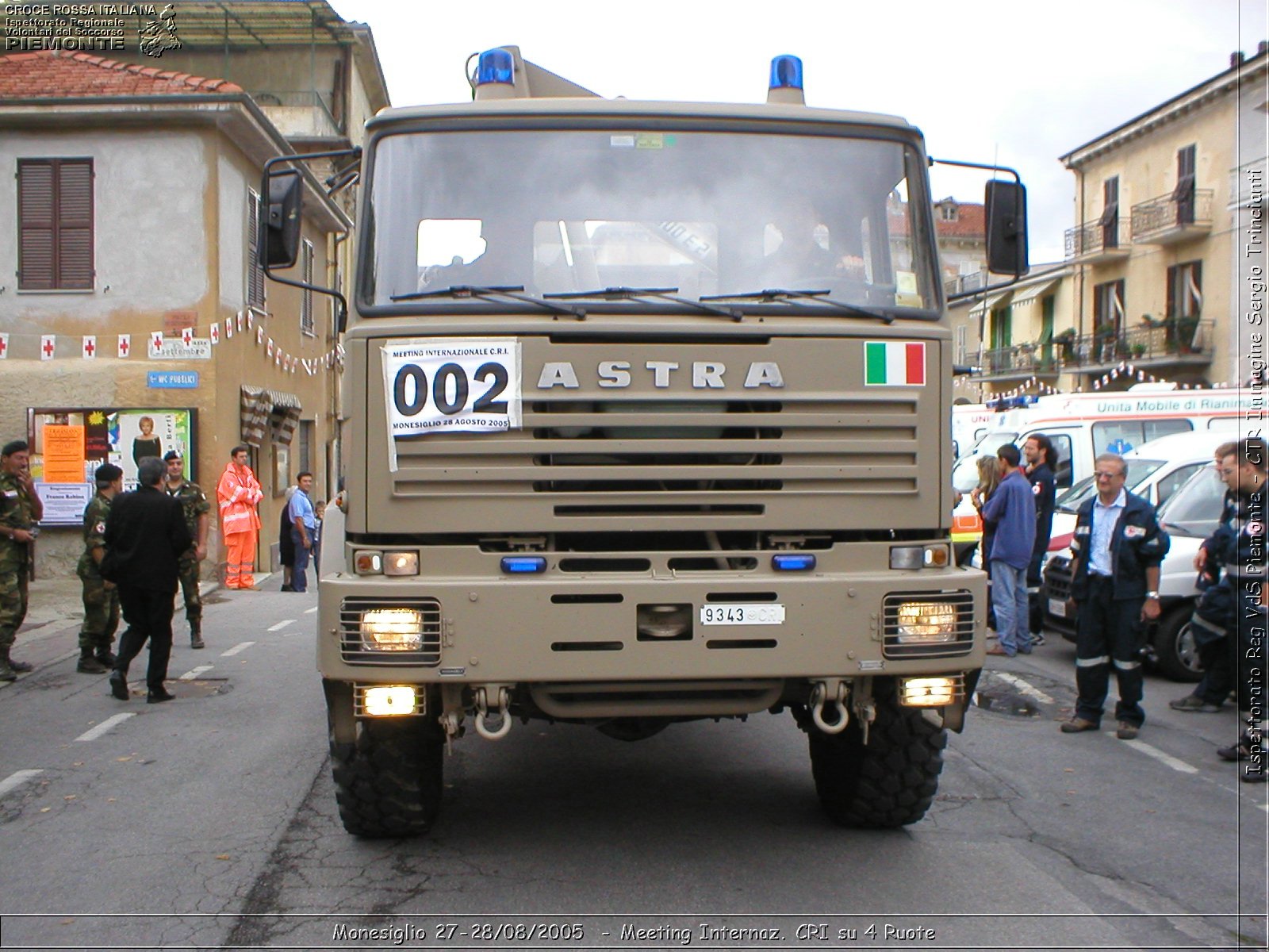 Monesiglio 27-28/08/2005  - Meeting Internazionale Croce Rossa su 4 Ruote - Croce Rossa Italiana - Ispettorato Regionale Volontari del Soccorso Piemonte