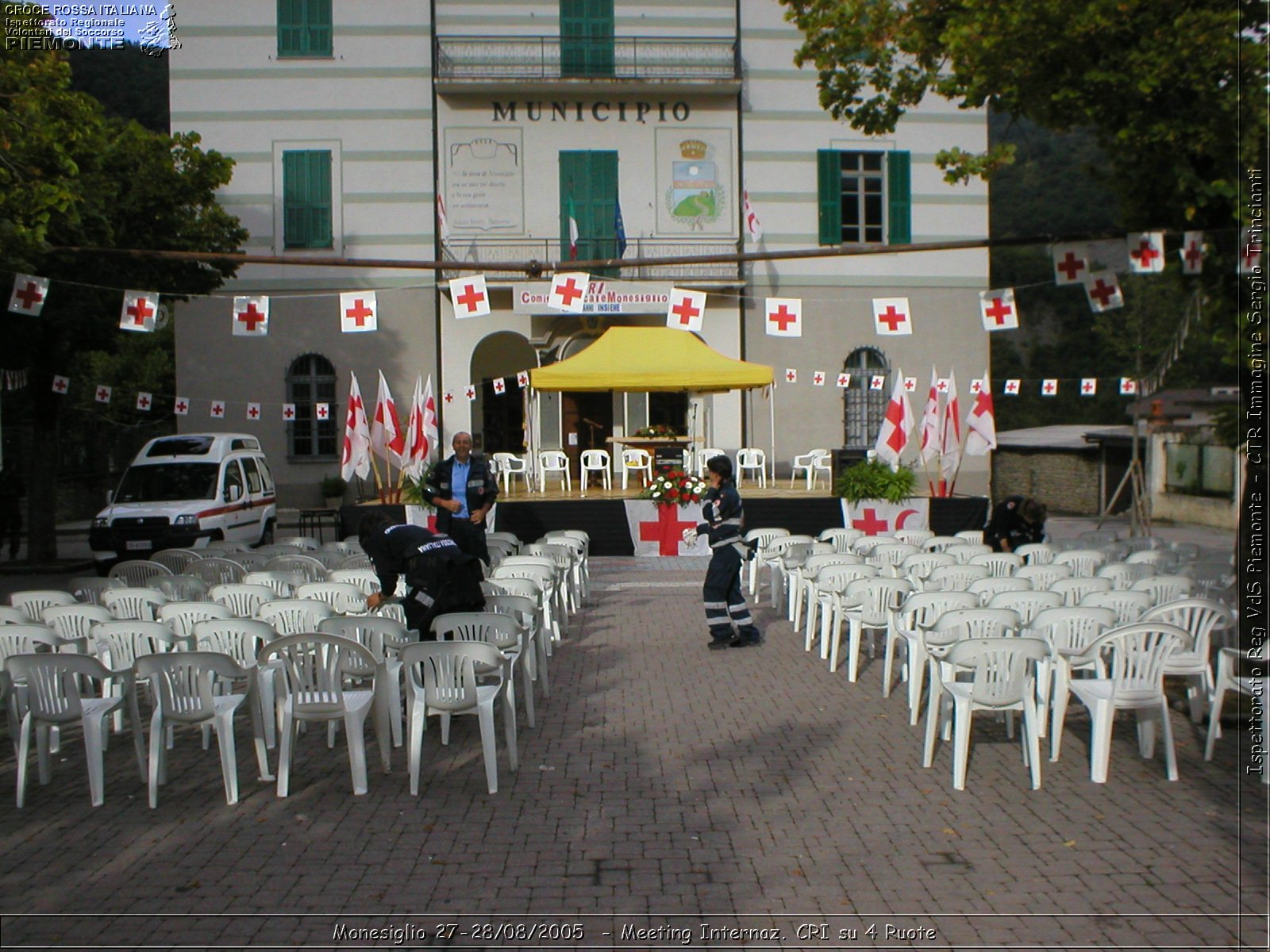 Monesiglio 27-28/08/2005  - Meeting Internazionale Croce Rossa su 4 Ruote - Croce Rossa Italiana - Ispettorato Regionale Volontari del Soccorso Piemonte