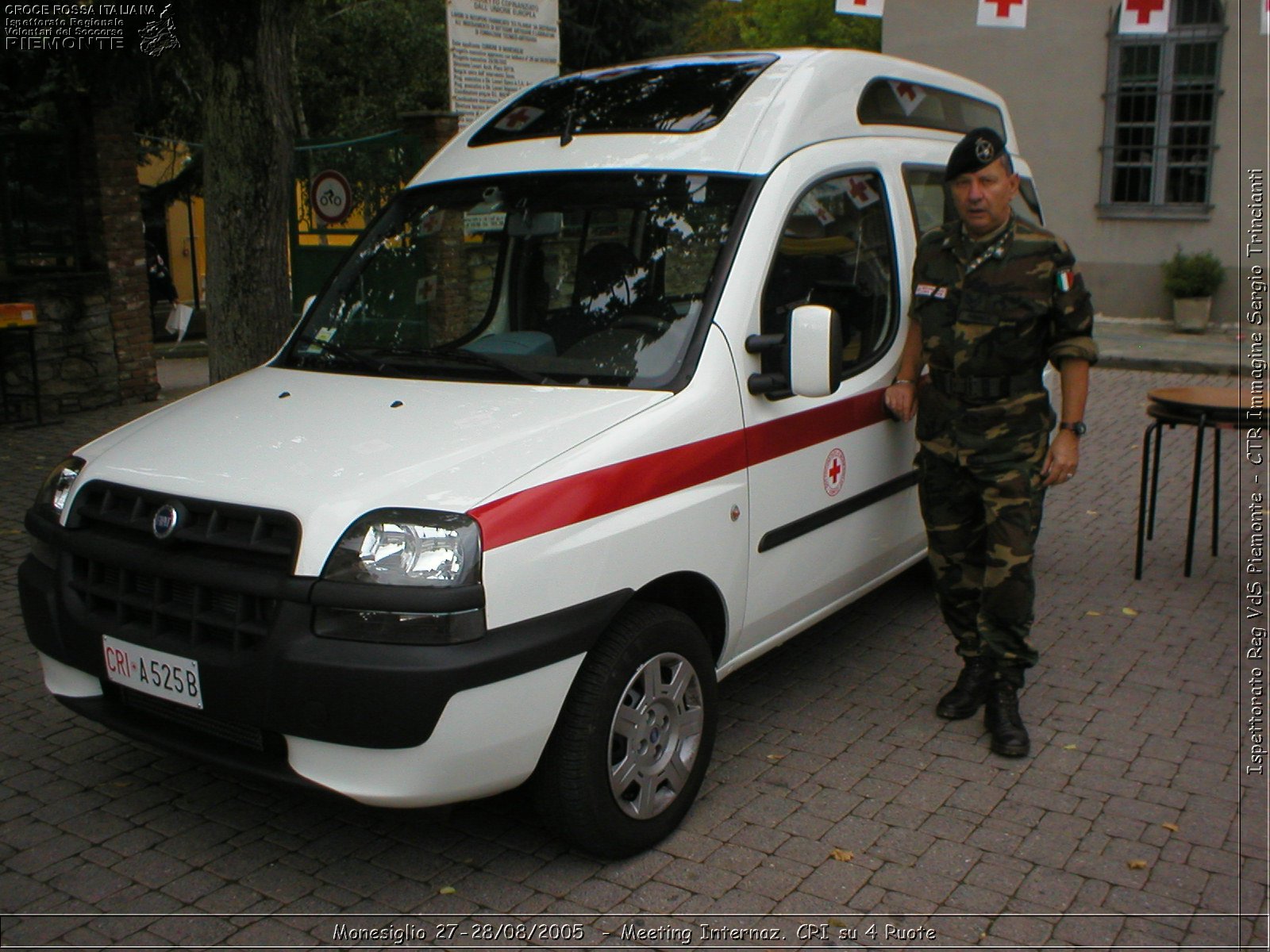 Monesiglio 27-28/08/2005  - Meeting Internazionale Croce Rossa su 4 Ruote - Croce Rossa Italiana - Ispettorato Regionale Volontari del Soccorso Piemonte