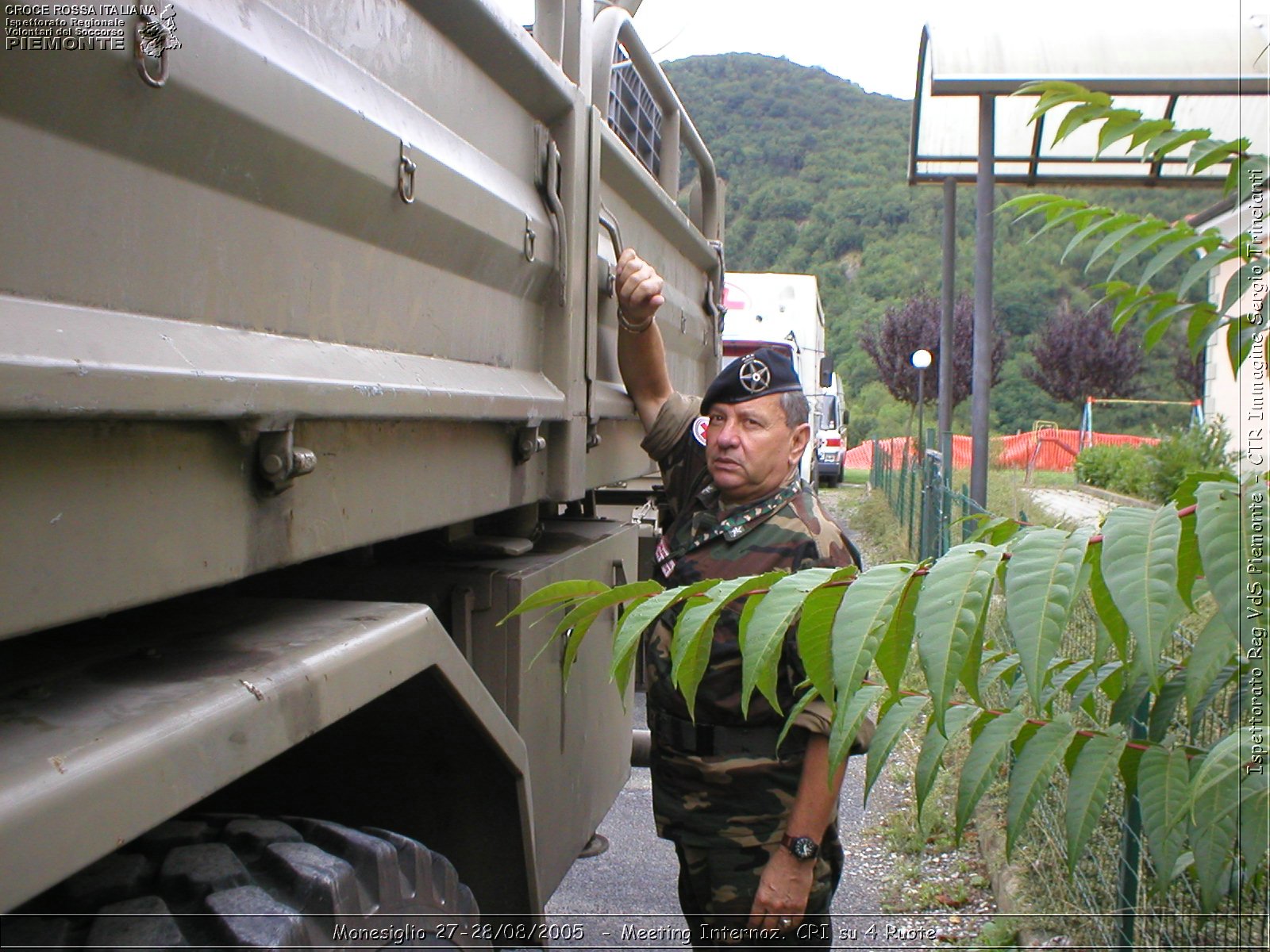 Monesiglio 27-28/08/2005  - Meeting Internazionale Croce Rossa su 4 Ruote - Croce Rossa Italiana - Ispettorato Regionale Volontari del Soccorso Piemonte