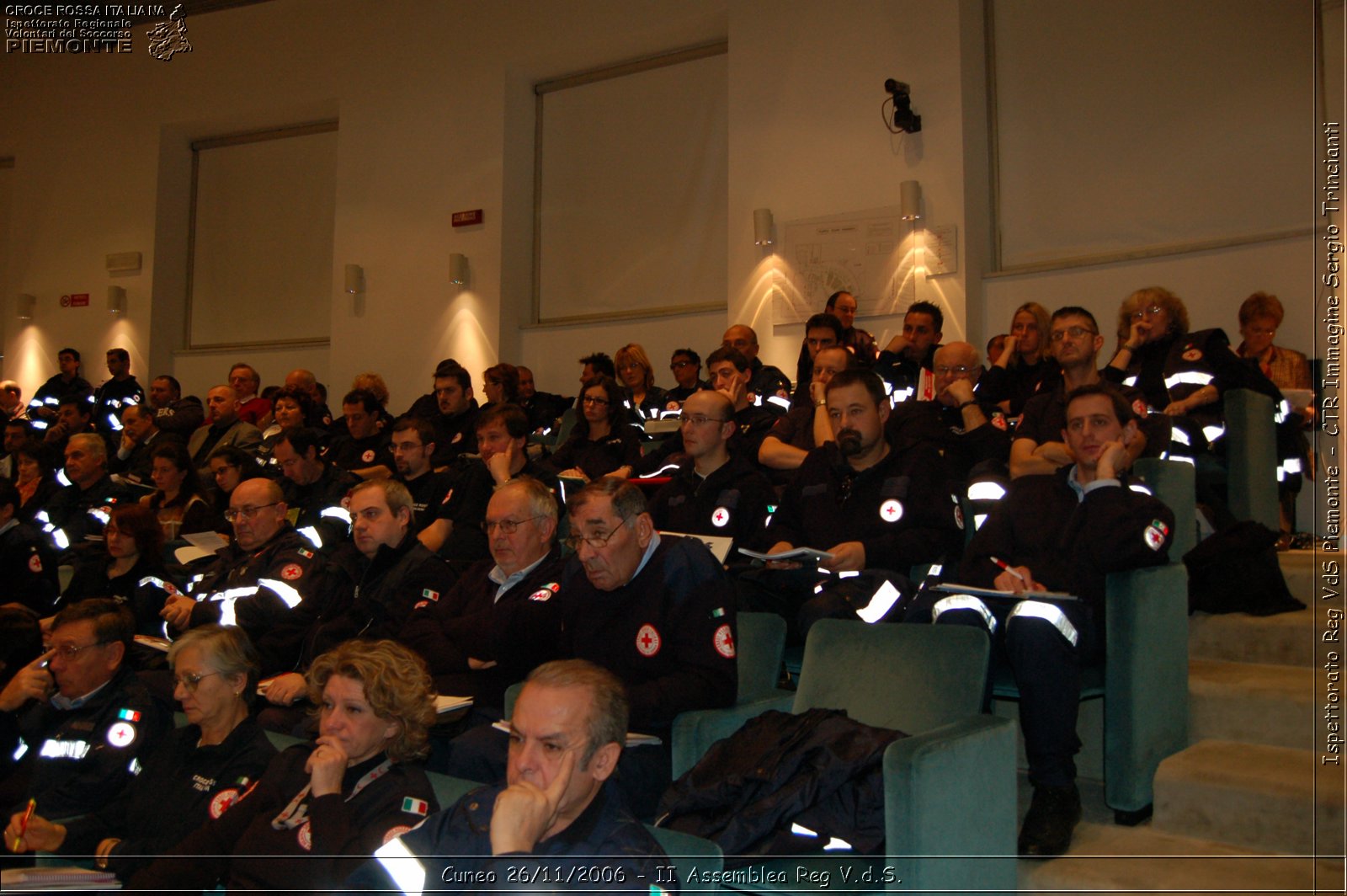 Cuneo 26/11/2006  - II Assemblea Reg V.d.S. - Croce Rossa Italiana - Ispettorato Regionale Volontari del Soccorso Piemonte