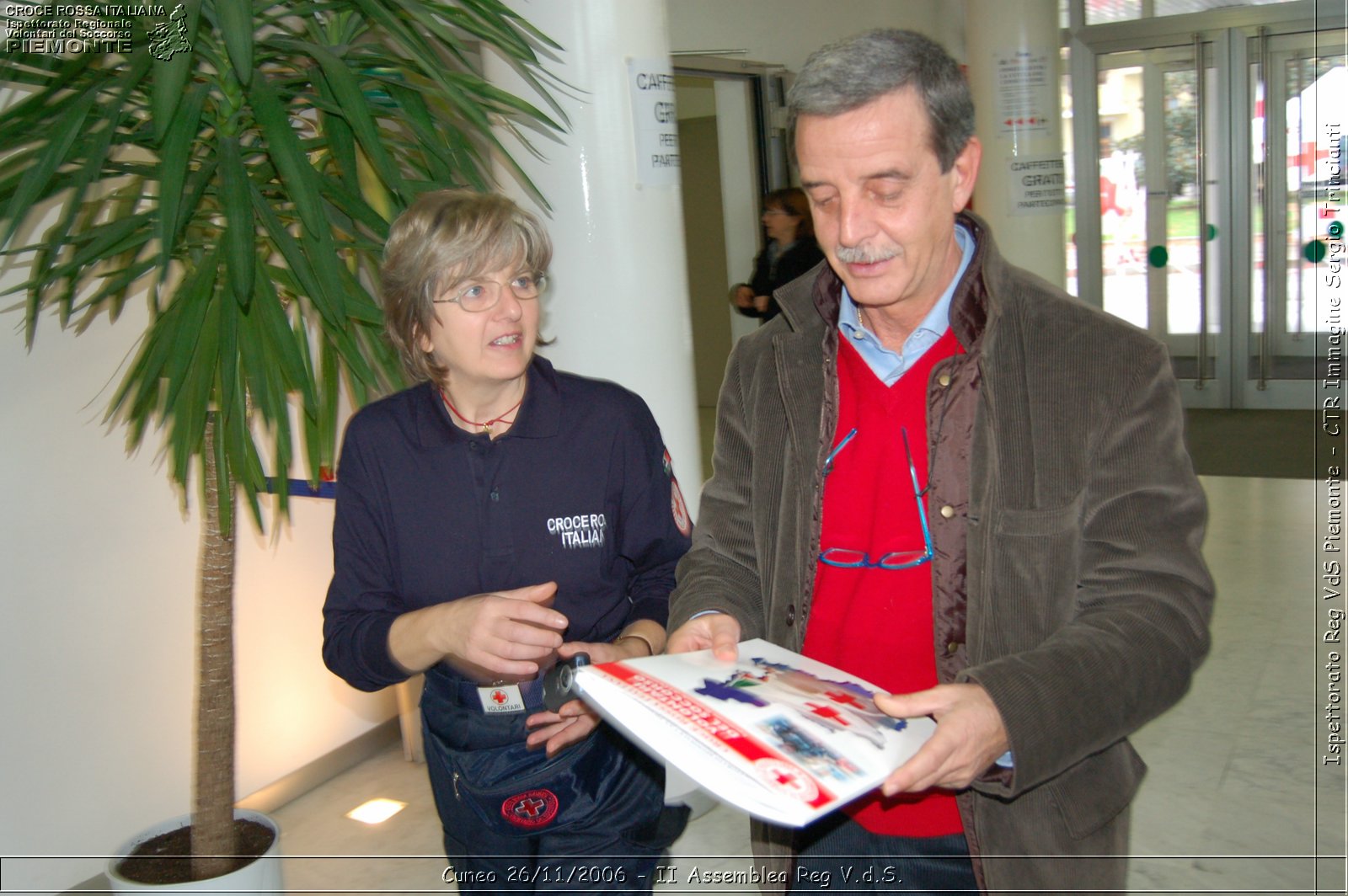 Cuneo 26/11/2006  - II Assemblea Reg V.d.S. - Croce Rossa Italiana - Ispettorato Regionale Volontari del Soccorso Piemonte