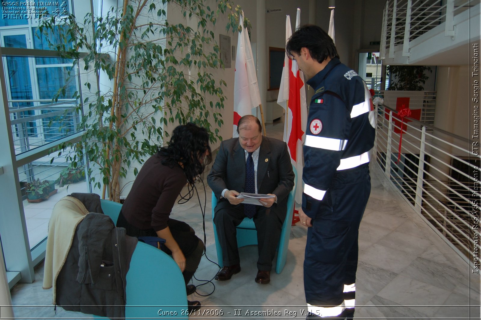 Cuneo 26/11/2006  - II Assemblea Reg V.d.S. - Croce Rossa Italiana - Ispettorato Regionale Volontari del Soccorso Piemonte