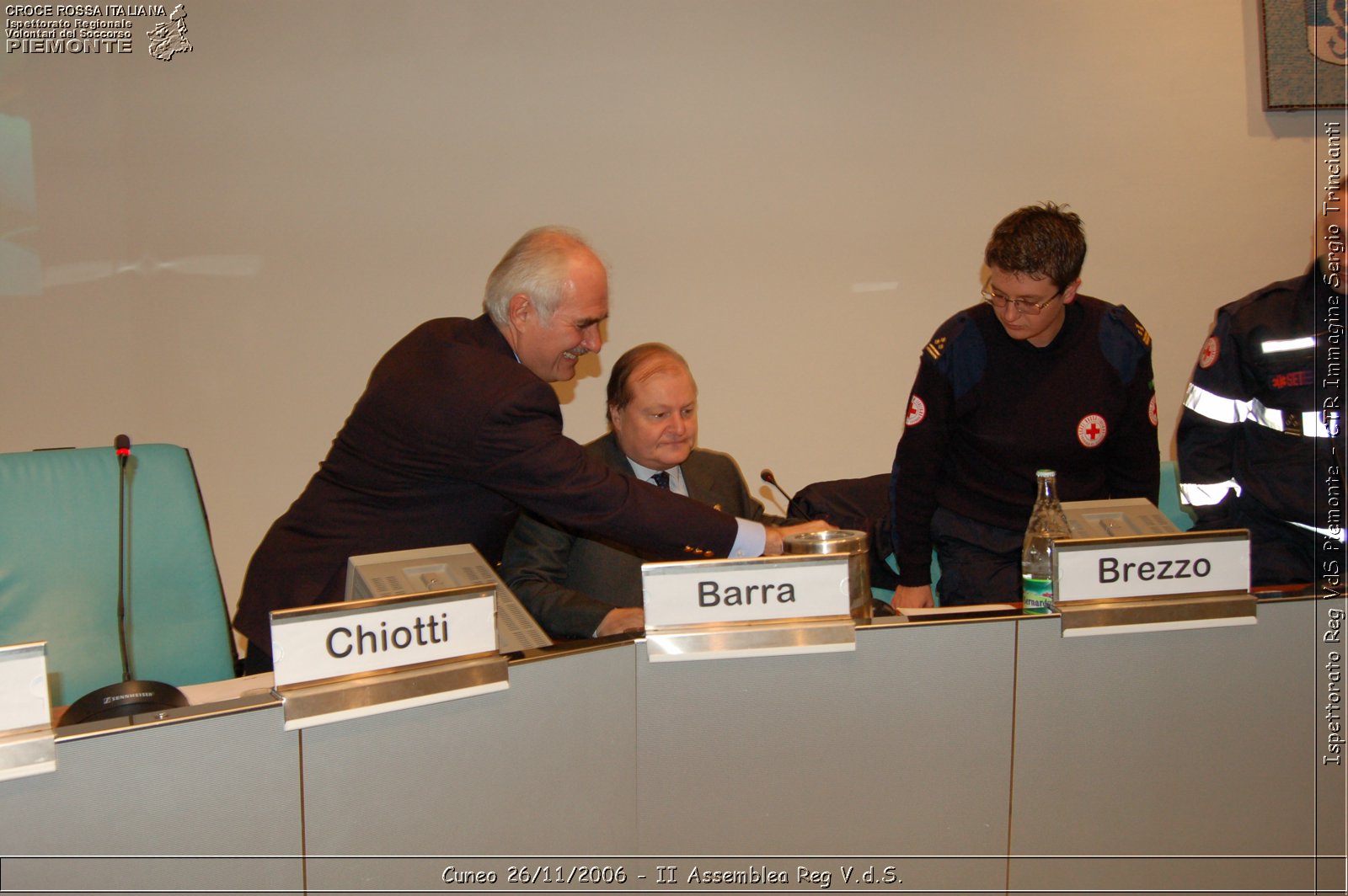 Cuneo 26/11/2006  - II Assemblea Reg V.d.S. - Croce Rossa Italiana - Ispettorato Regionale Volontari del Soccorso Piemonte