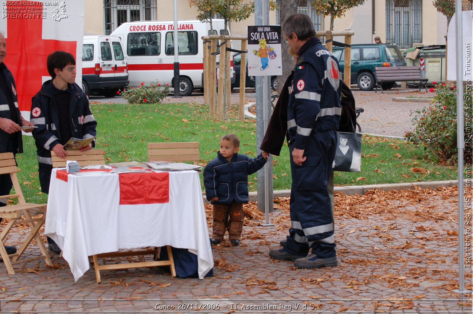 Cuneo 26/11/2006  - II Assemblea Reg V.d.S. - Croce Rossa Italiana - Ispettorato Regionale Volontari del Soccorso Piemonte