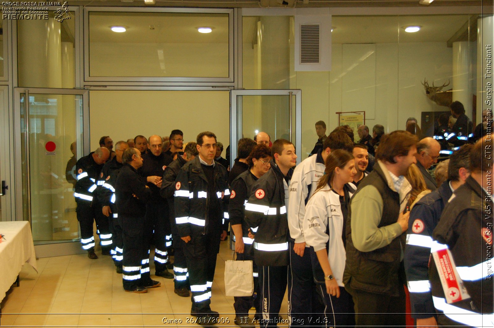 Cuneo 26/11/2006  - II Assemblea Reg V.d.S. - Croce Rossa Italiana - Ispettorato Regionale Volontari del Soccorso Piemonte