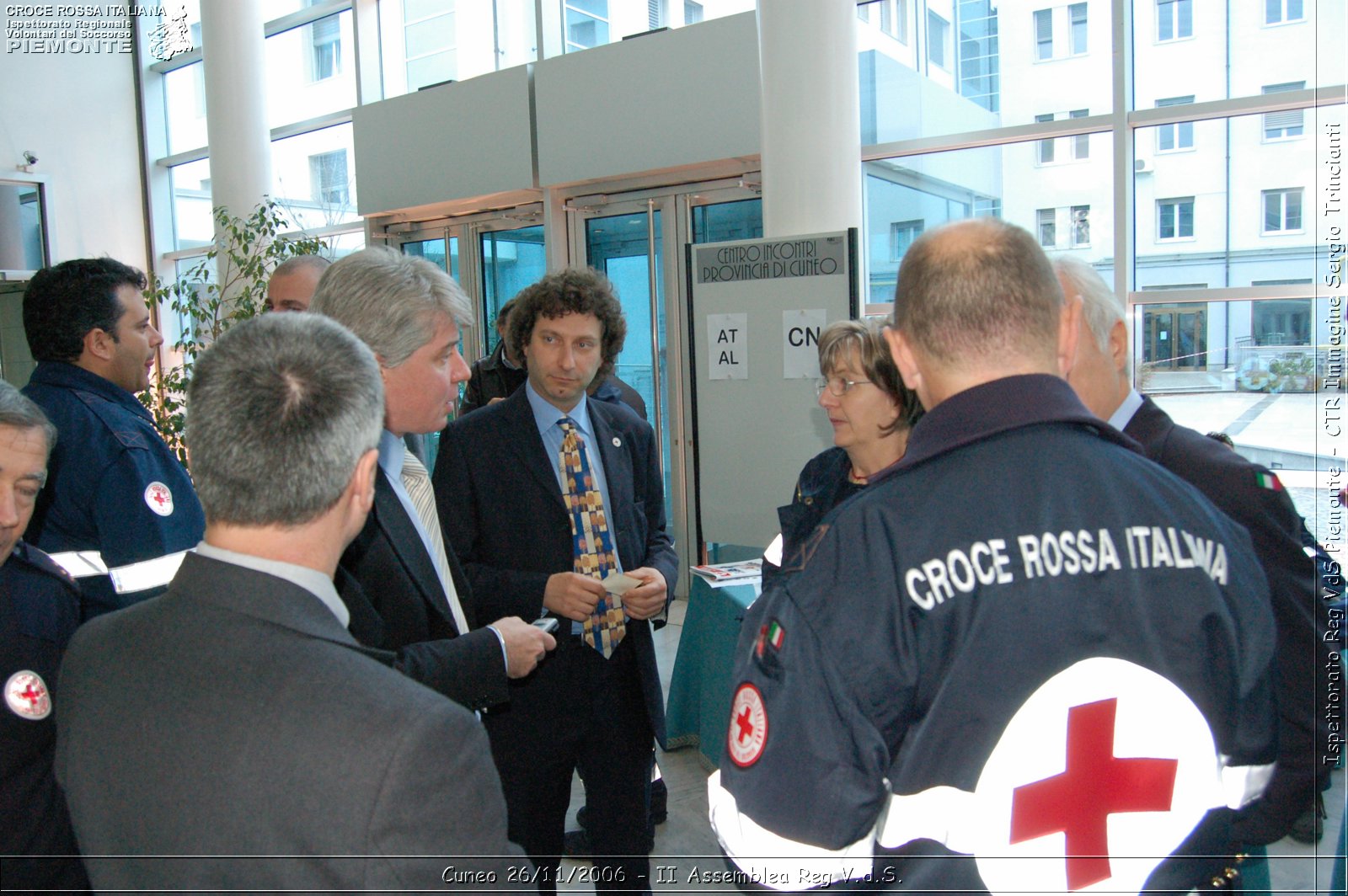 Cuneo 26/11/2006  - II Assemblea Reg V.d.S. - Croce Rossa Italiana - Ispettorato Regionale Volontari del Soccorso Piemonte