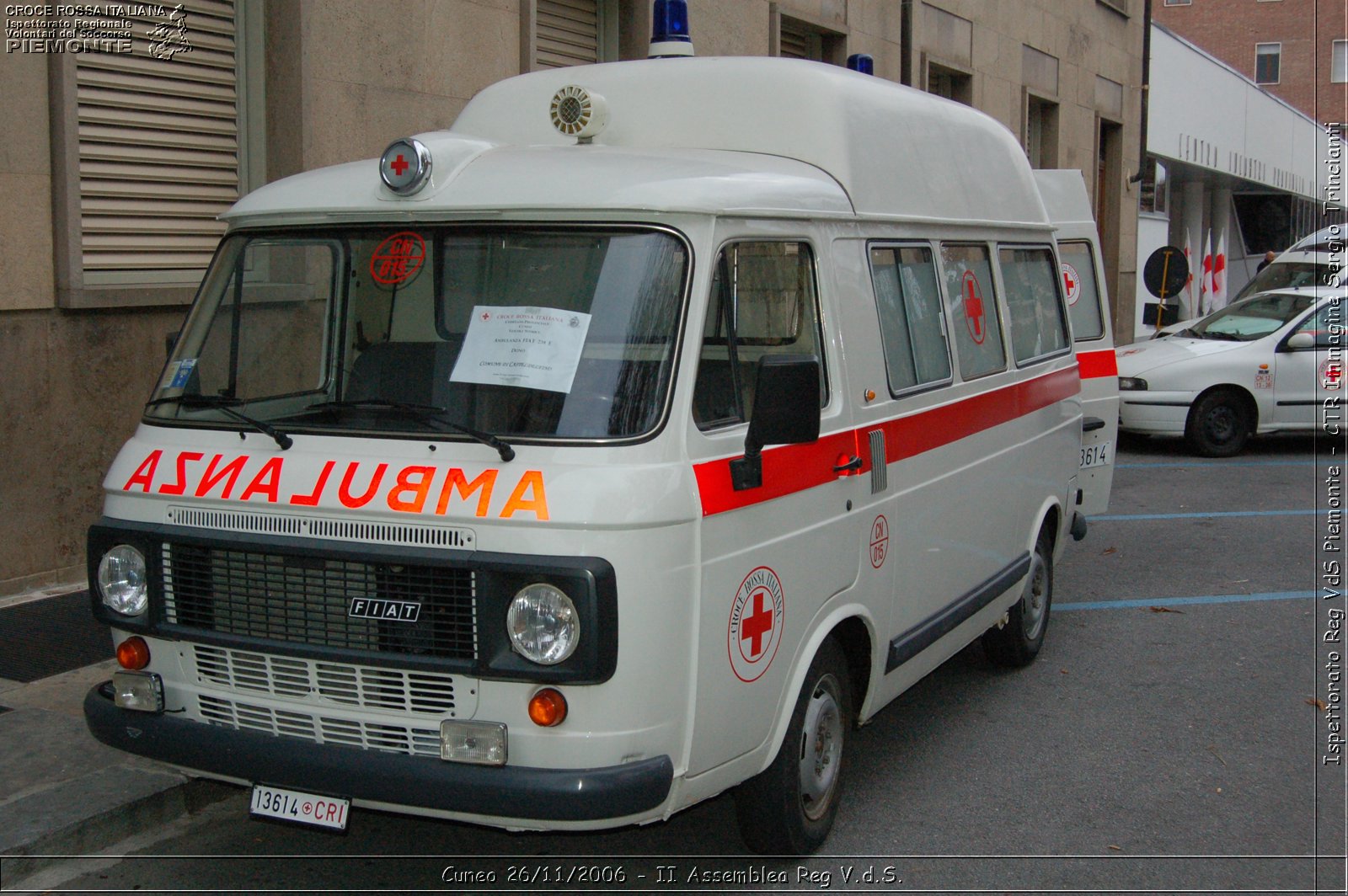 Cuneo 26/11/2006  - II Assemblea Reg V.d.S. - Croce Rossa Italiana - Ispettorato Regionale Volontari del Soccorso Piemonte