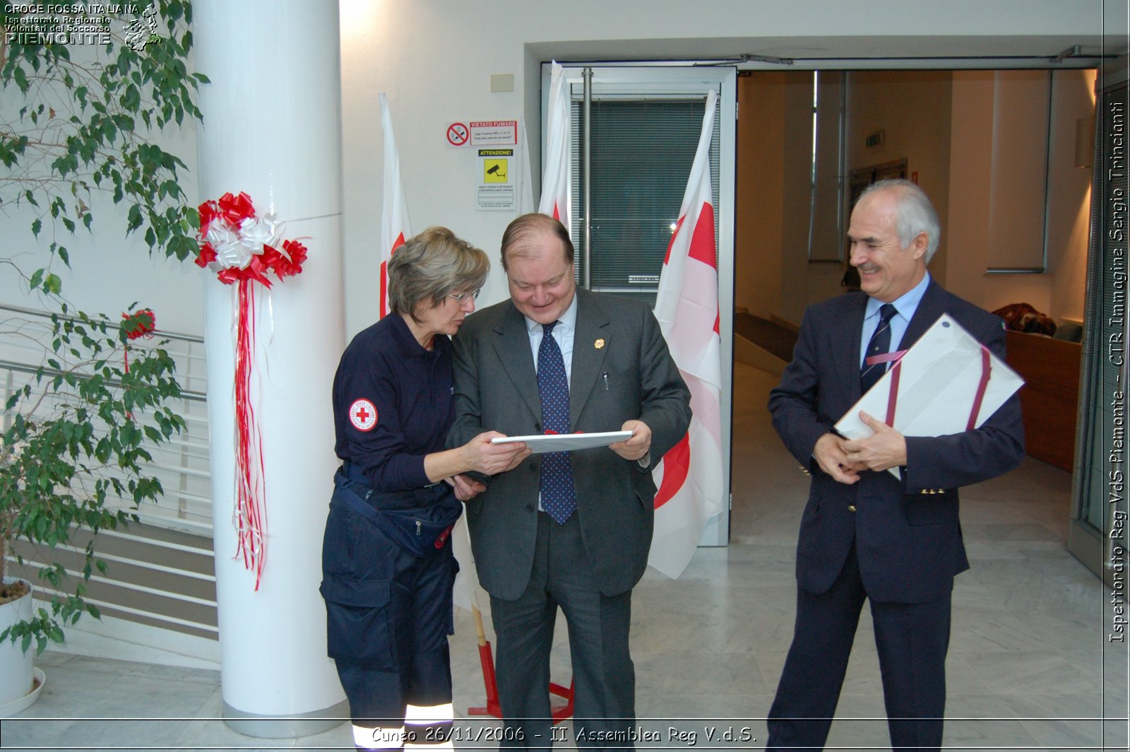 Cuneo 26/11/2006  - II Assemblea Reg V.d.S. - Croce Rossa Italiana - Ispettorato Regionale Volontari del Soccorso Piemonte