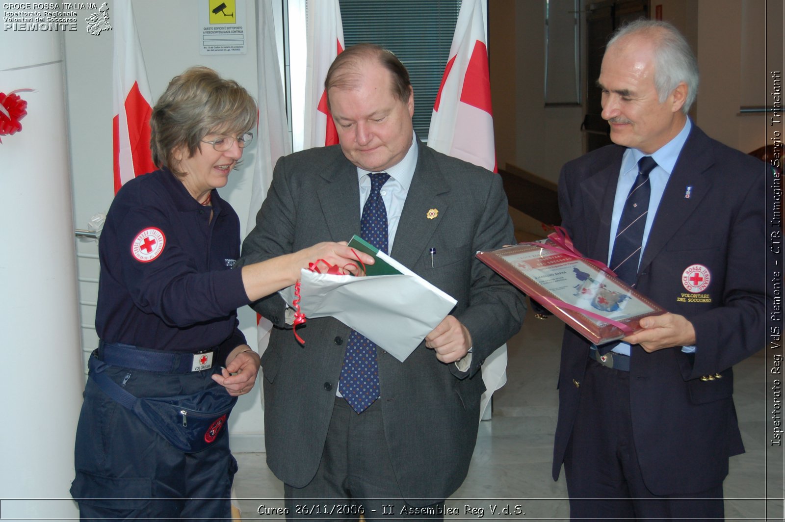 Cuneo 26/11/2006  - II Assemblea Reg V.d.S. - Croce Rossa Italiana - Ispettorato Regionale Volontari del Soccorso Piemonte