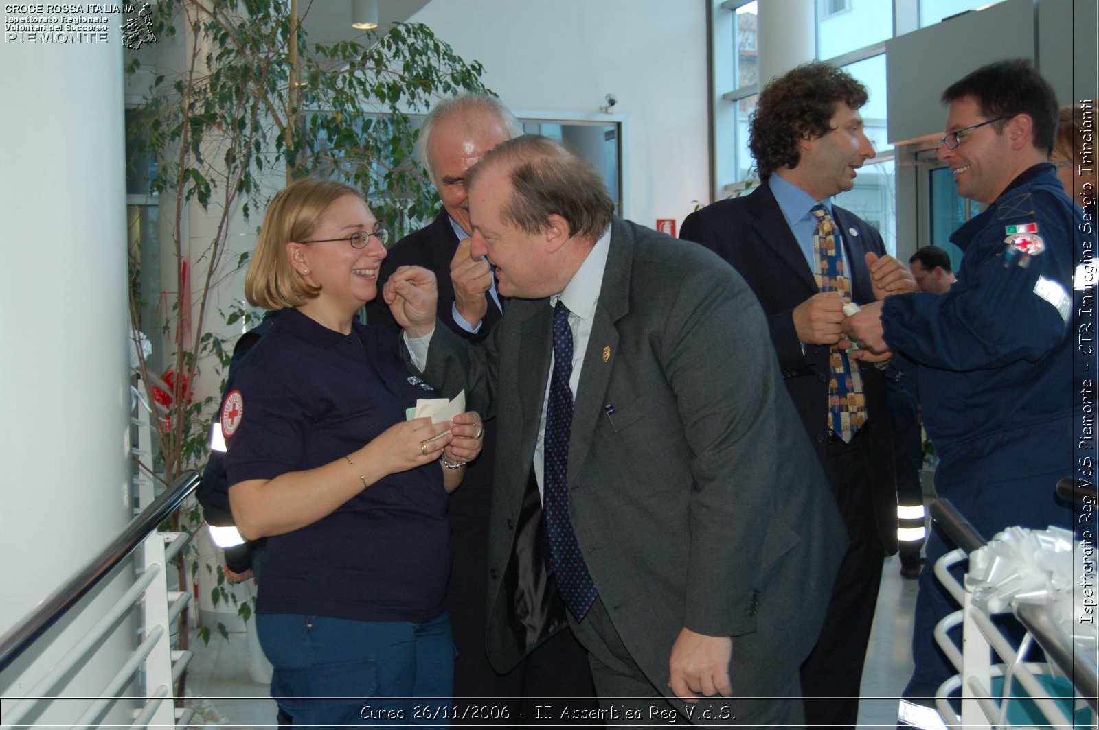 Cuneo 26/11/2006  - II Assemblea Reg V.d.S. - Croce Rossa Italiana - Ispettorato Regionale Volontari del Soccorso Piemonte