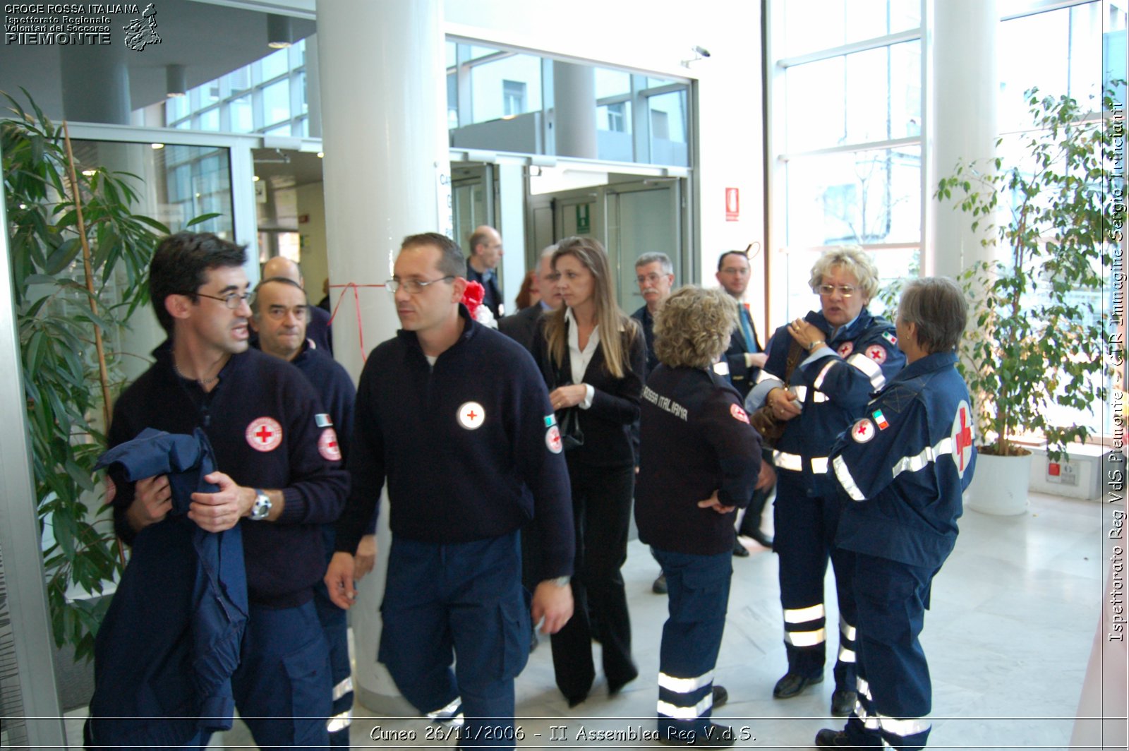 Cuneo 26/11/2006  - II Assemblea Reg V.d.S. - Croce Rossa Italiana - Ispettorato Regionale Volontari del Soccorso Piemonte