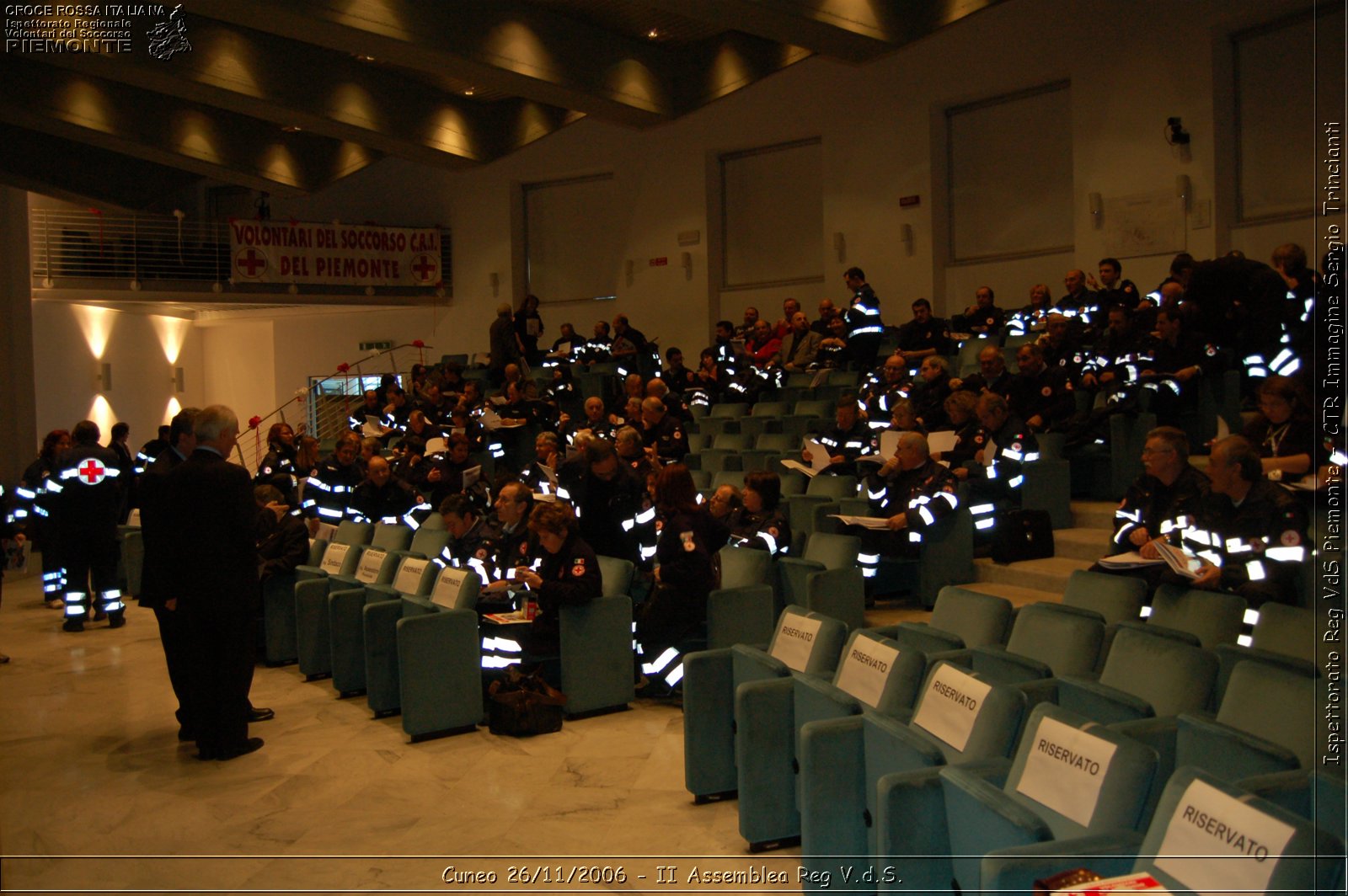 Cuneo 26/11/2006  - II Assemblea Reg V.d.S. - Croce Rossa Italiana - Ispettorato Regionale Volontari del Soccorso Piemonte