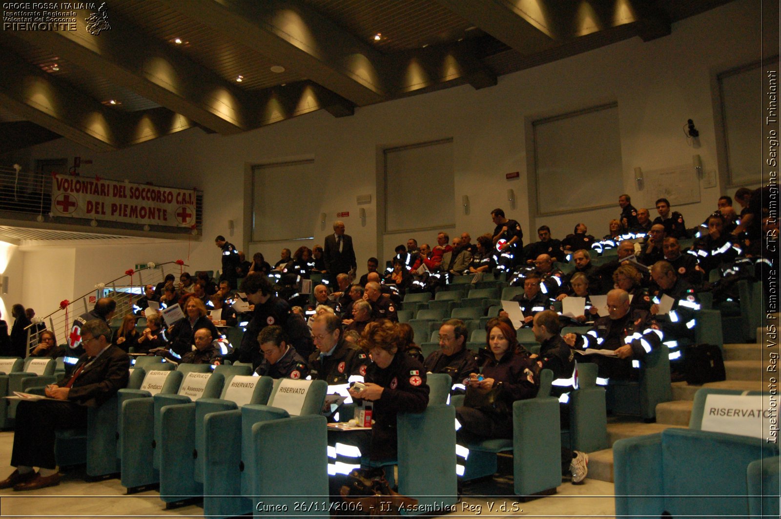 Cuneo 26/11/2006  - II Assemblea Reg V.d.S. - Croce Rossa Italiana - Ispettorato Regionale Volontari del Soccorso Piemonte