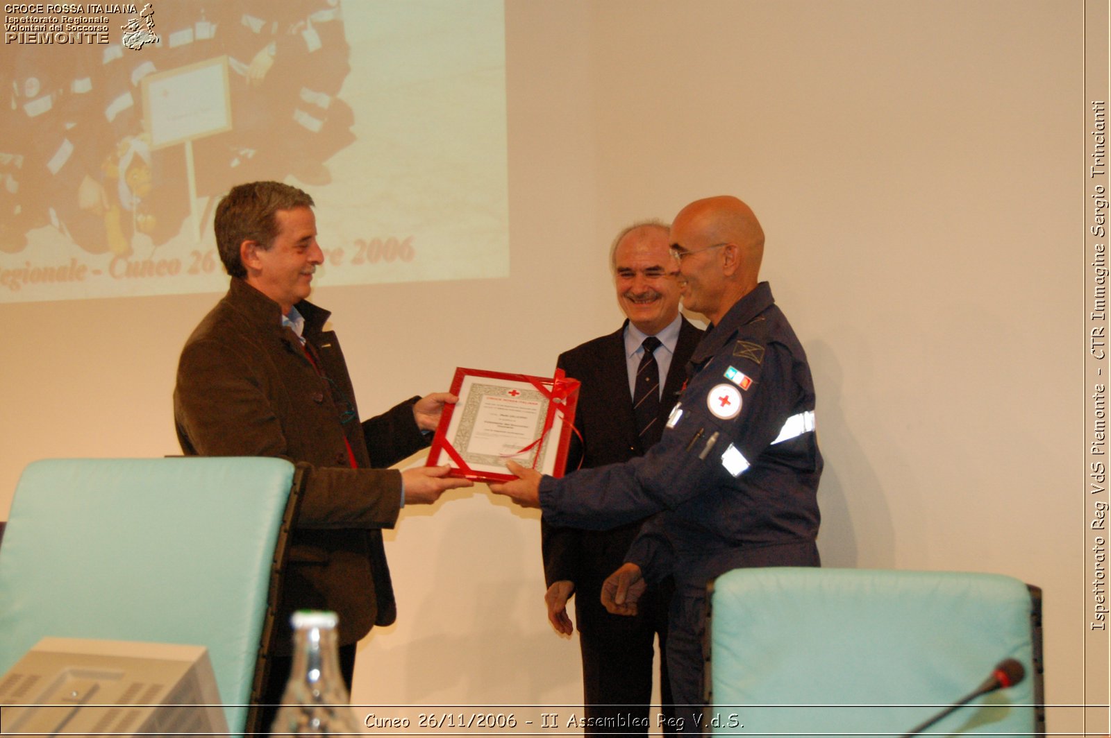 Cuneo 26/11/2006  - II Assemblea Reg V.d.S. - Croce Rossa Italiana - Ispettorato Regionale Volontari del Soccorso Piemonte