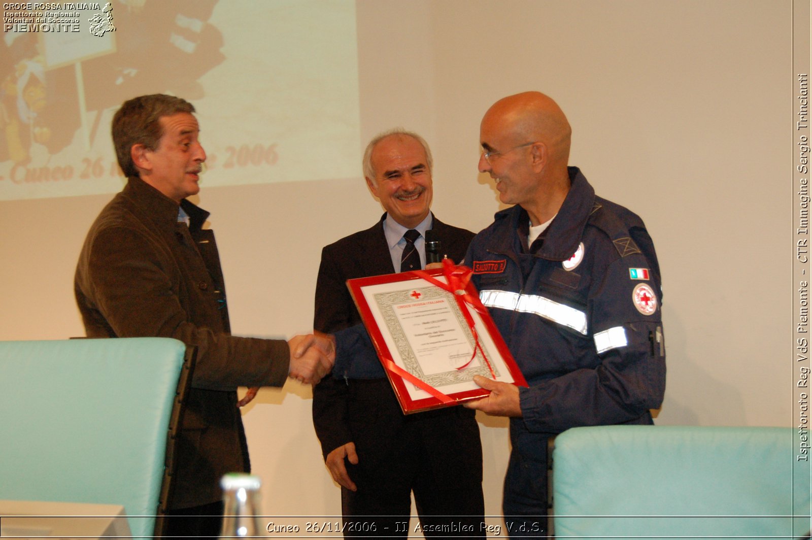 Cuneo 26/11/2006  - II Assemblea Reg V.d.S. - Croce Rossa Italiana - Ispettorato Regionale Volontari del Soccorso Piemonte