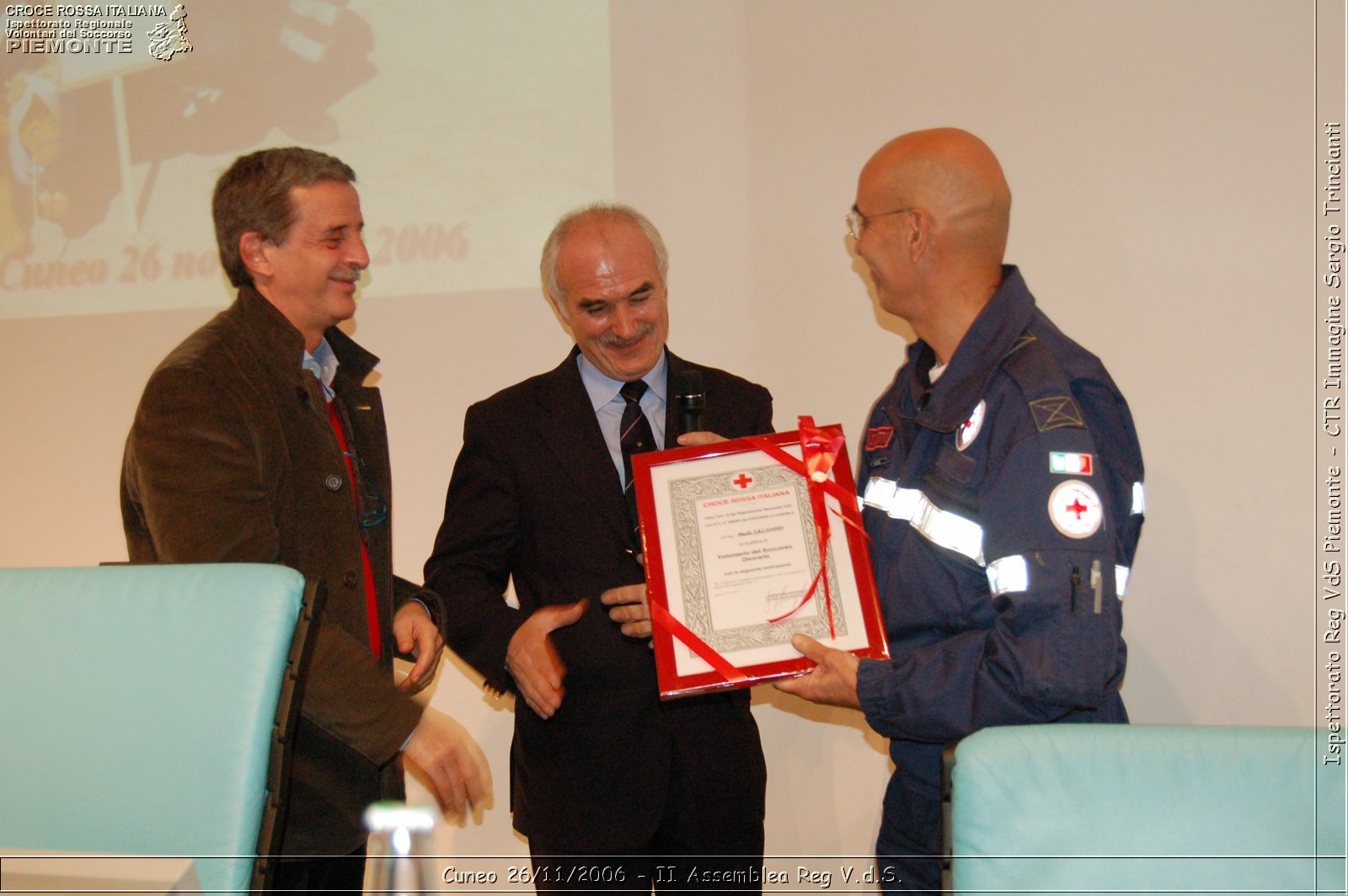 Cuneo 26/11/2006  - II Assemblea Reg V.d.S. - Croce Rossa Italiana - Ispettorato Regionale Volontari del Soccorso Piemonte