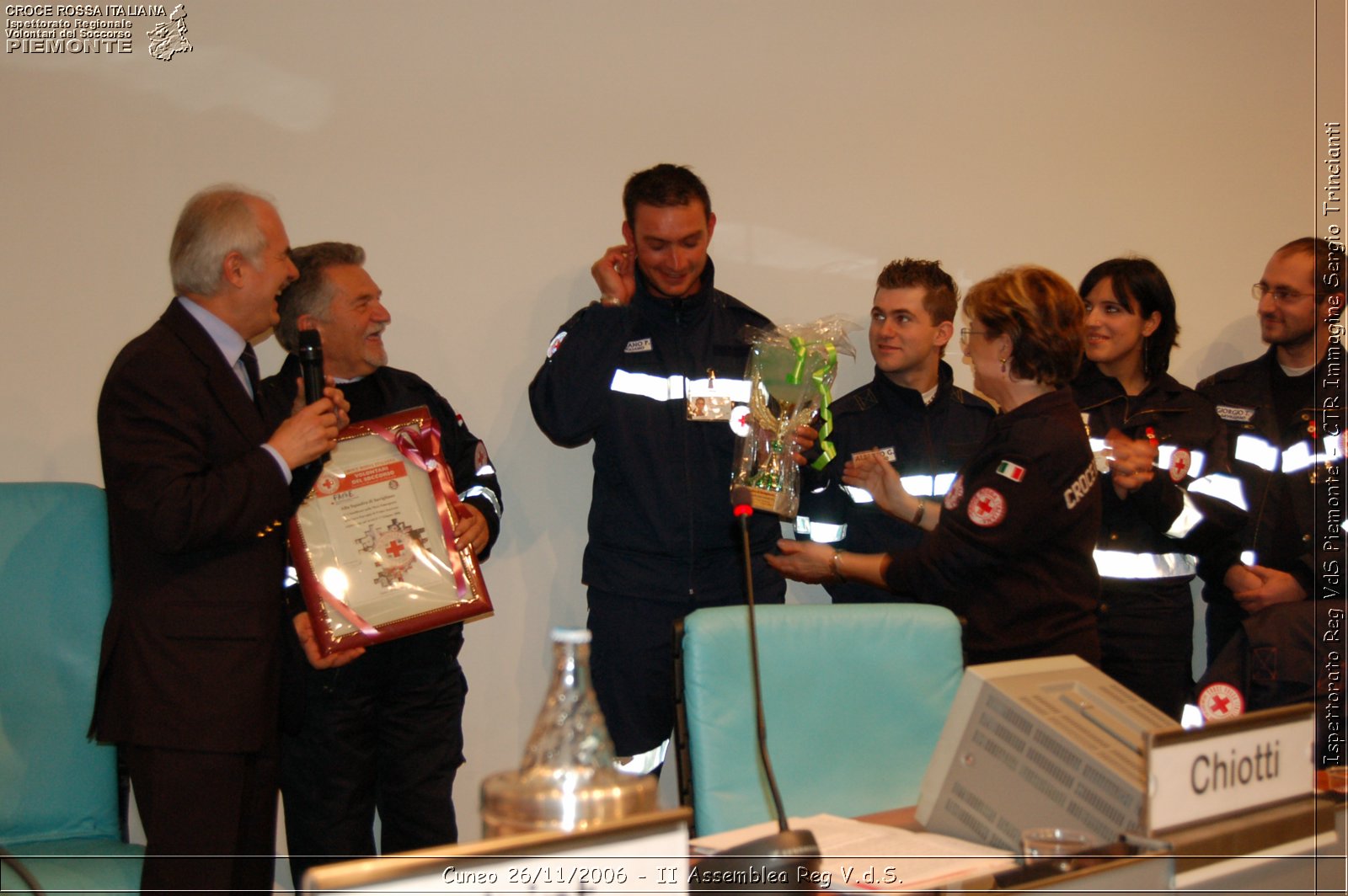 Cuneo 26/11/2006  - II Assemblea Reg V.d.S. - Croce Rossa Italiana - Ispettorato Regionale Volontari del Soccorso Piemonte