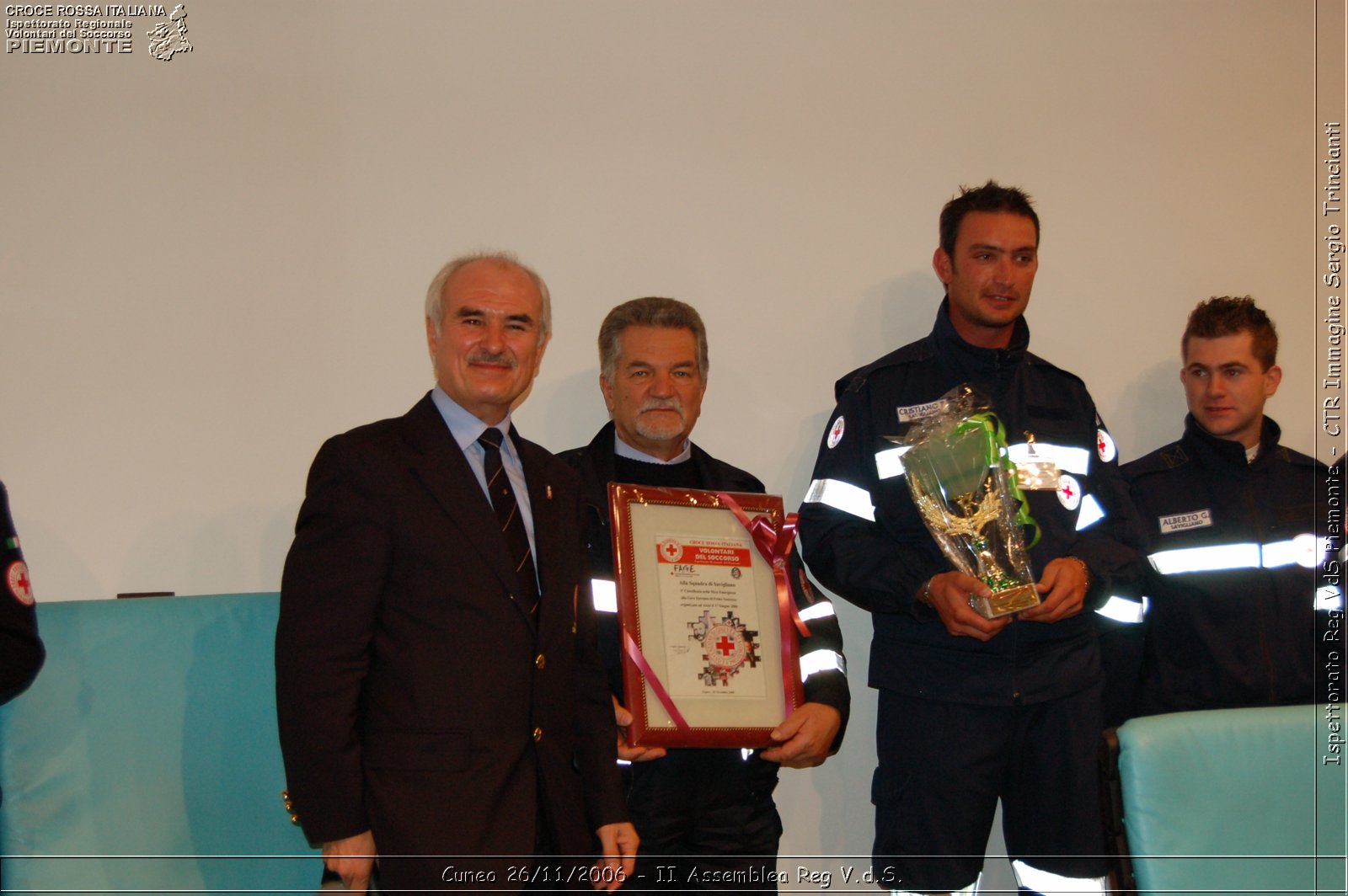 Cuneo 26/11/2006  - II Assemblea Reg V.d.S. - Croce Rossa Italiana - Ispettorato Regionale Volontari del Soccorso Piemonte