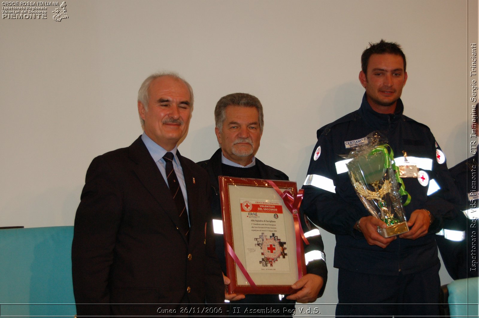 Cuneo 26/11/2006  - II Assemblea Reg V.d.S. - Croce Rossa Italiana - Ispettorato Regionale Volontari del Soccorso Piemonte