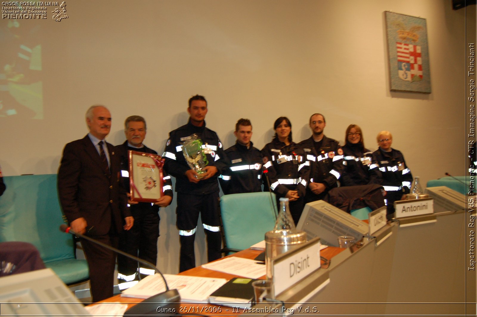 Cuneo 26/11/2006  - II Assemblea Reg V.d.S. - Croce Rossa Italiana - Ispettorato Regionale Volontari del Soccorso Piemonte