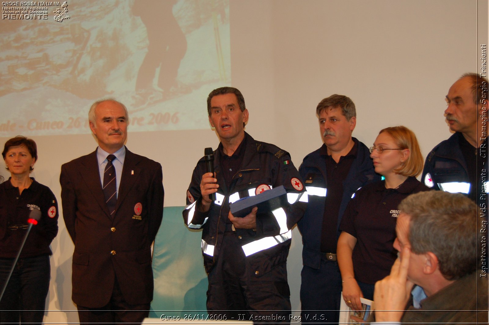 Cuneo 26/11/2006  - II Assemblea Reg V.d.S. - Croce Rossa Italiana - Ispettorato Regionale Volontari del Soccorso Piemonte