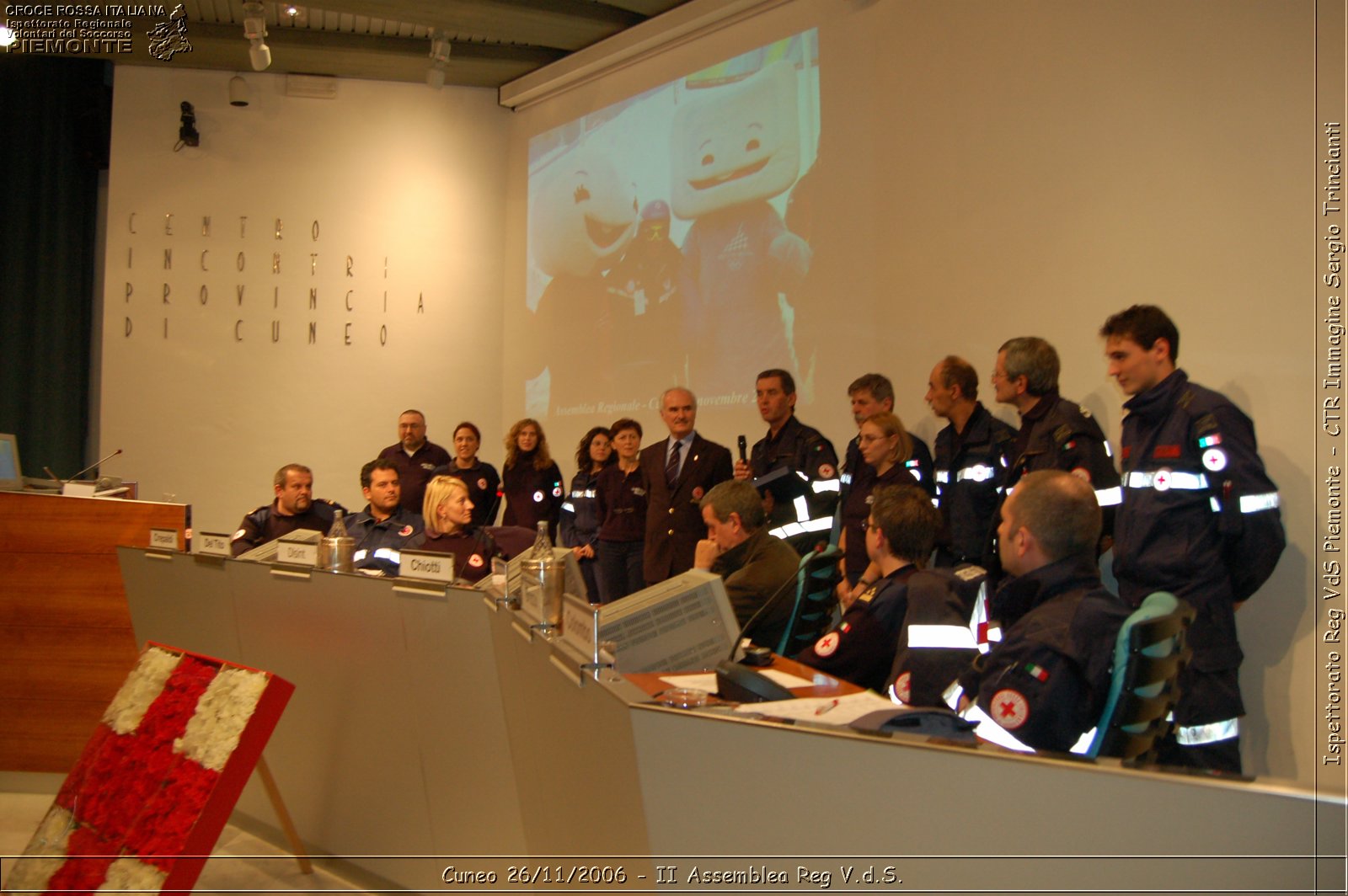 Cuneo 26/11/2006  - II Assemblea Reg V.d.S. - Croce Rossa Italiana - Ispettorato Regionale Volontari del Soccorso Piemonte