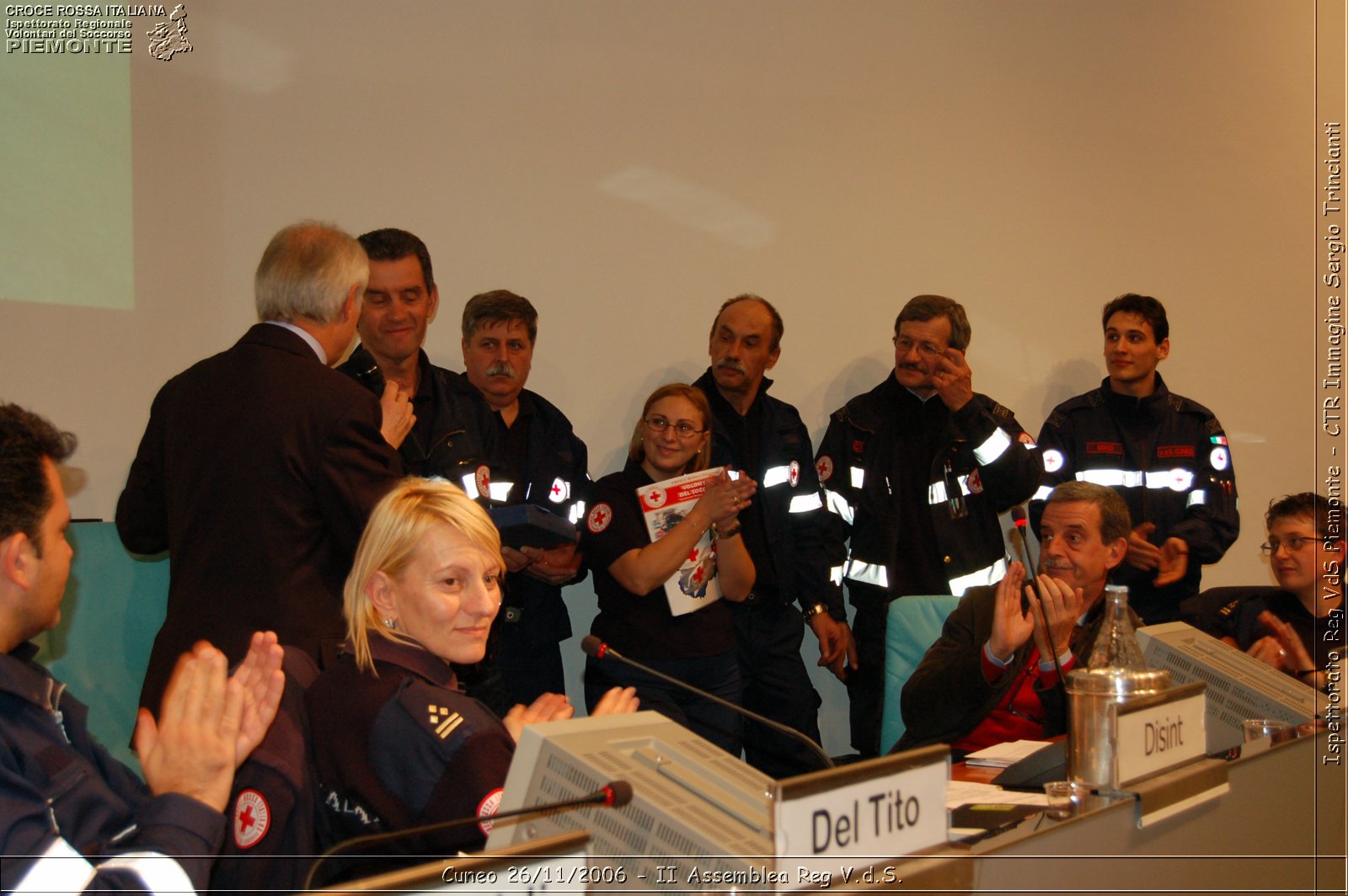 Cuneo 26/11/2006  - II Assemblea Reg V.d.S. - Croce Rossa Italiana - Ispettorato Regionale Volontari del Soccorso Piemonte