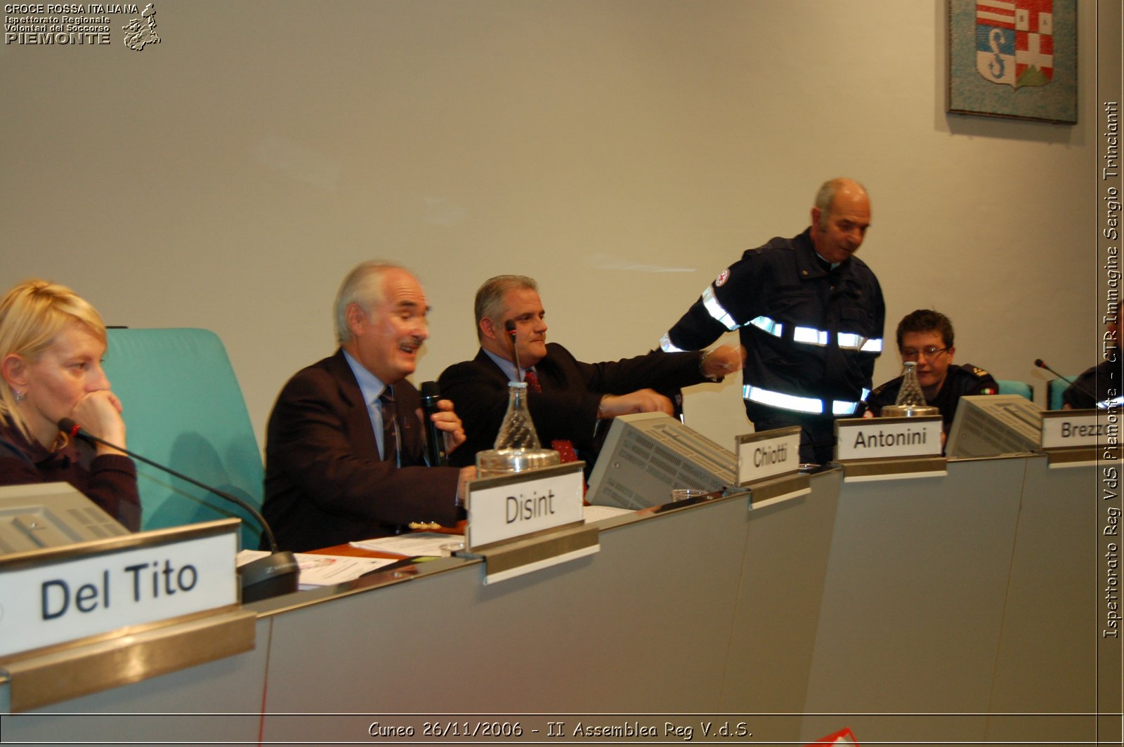 Cuneo 26/11/2006  - II Assemblea Reg V.d.S. - Croce Rossa Italiana - Ispettorato Regionale Volontari del Soccorso Piemonte