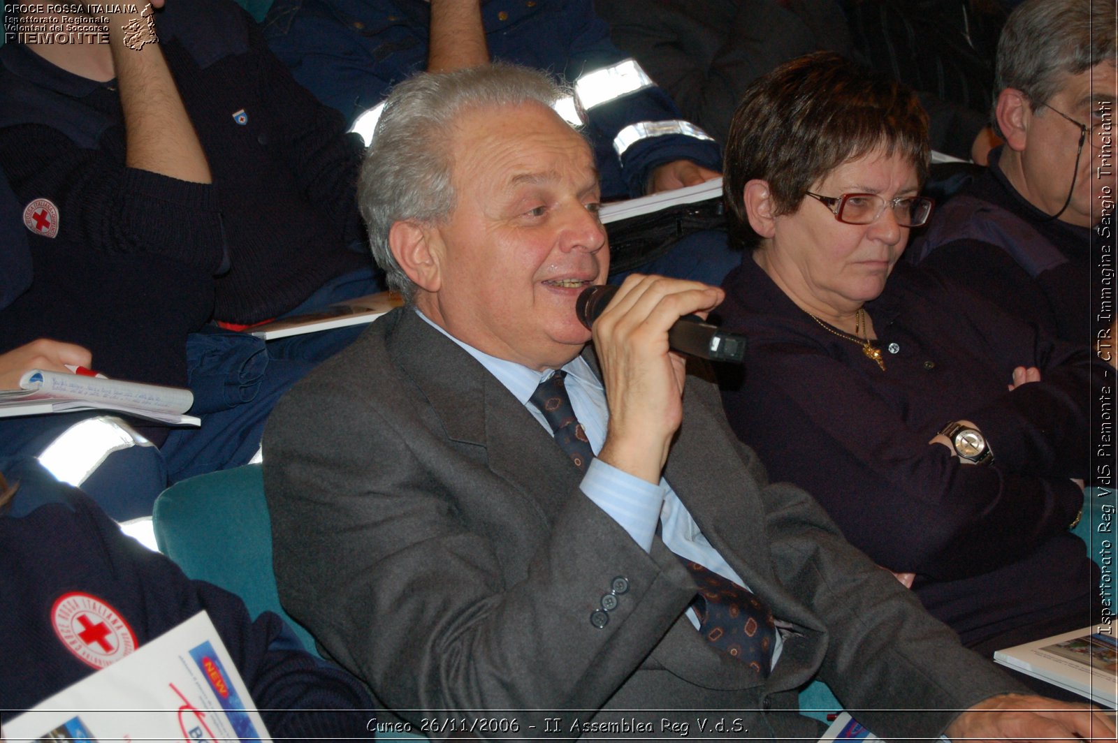 Cuneo 26/11/2006  - II Assemblea Reg V.d.S. - Croce Rossa Italiana - Ispettorato Regionale Volontari del Soccorso Piemonte