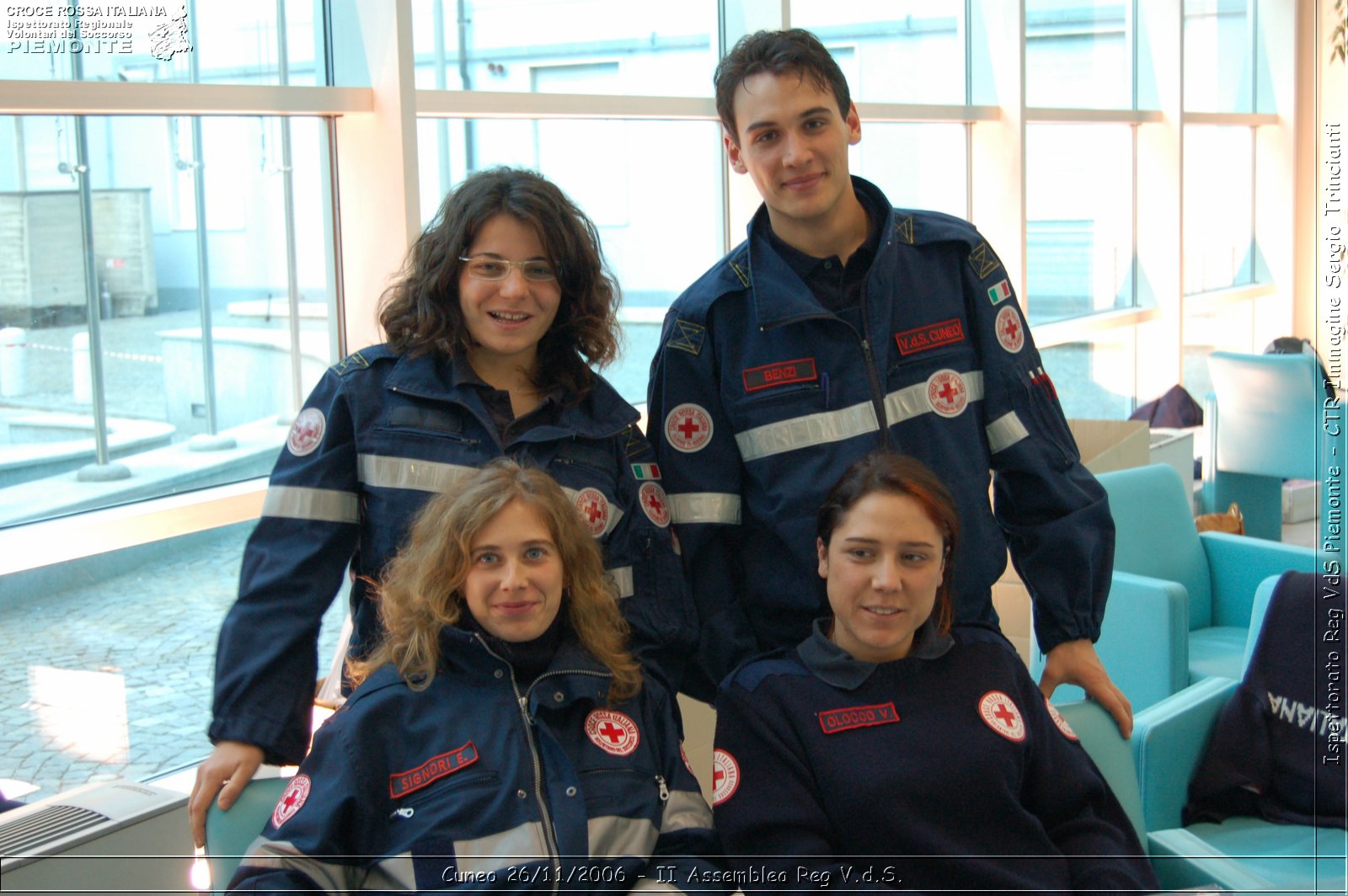 Cuneo 26/11/2006  - II Assemblea Reg V.d.S. - Croce Rossa Italiana - Ispettorato Regionale Volontari del Soccorso Piemonte