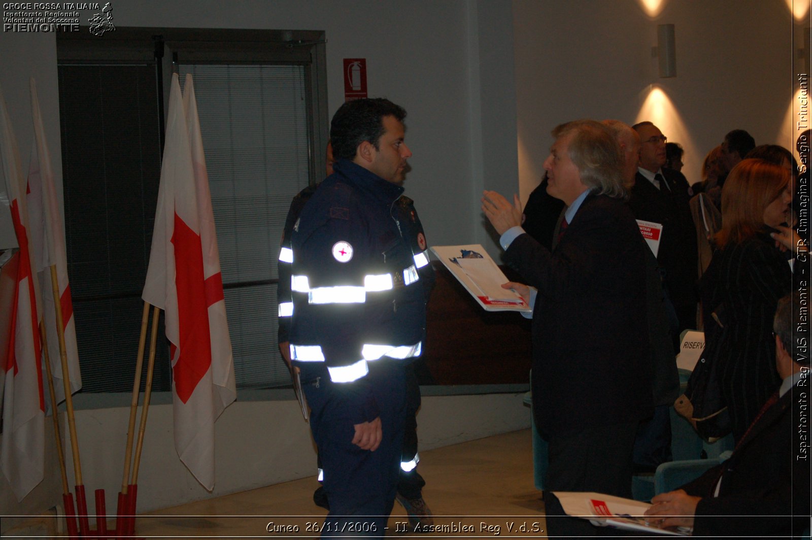 Cuneo 26/11/2006  - II Assemblea Reg V.d.S. - Croce Rossa Italiana - Ispettorato Regionale Volontari del Soccorso Piemonte