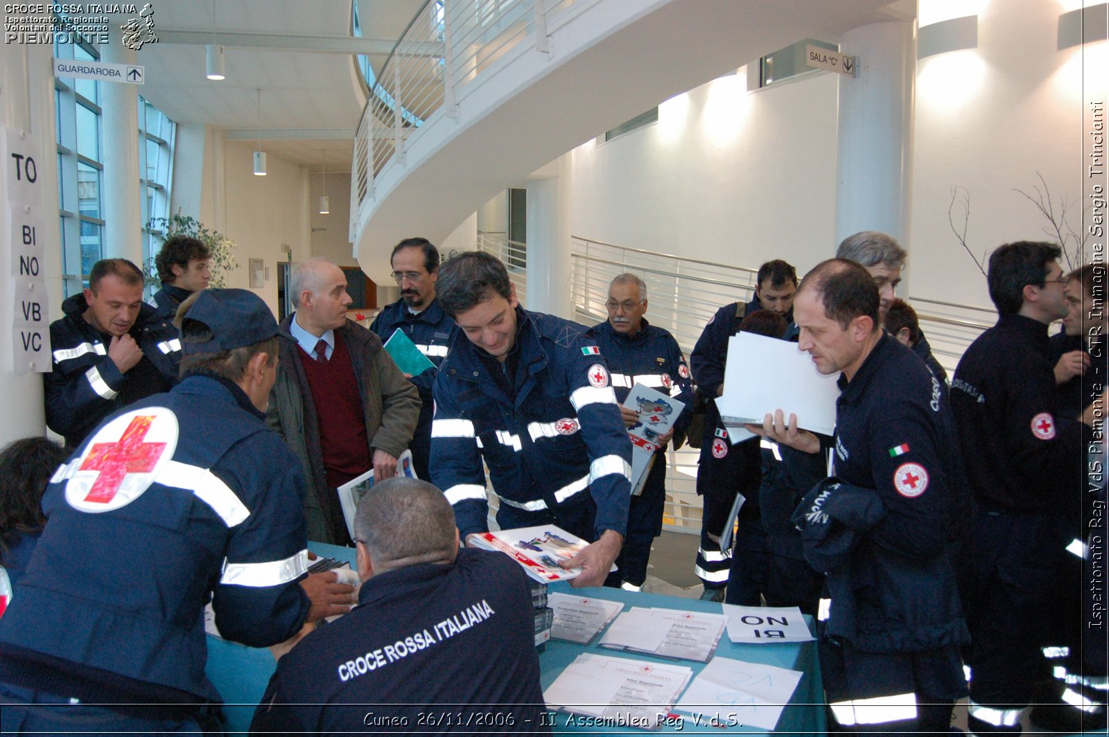 Cuneo 26/11/2006  - II Assemblea Reg V.d.S. - Croce Rossa Italiana - Ispettorato Regionale Volontari del Soccorso Piemonte